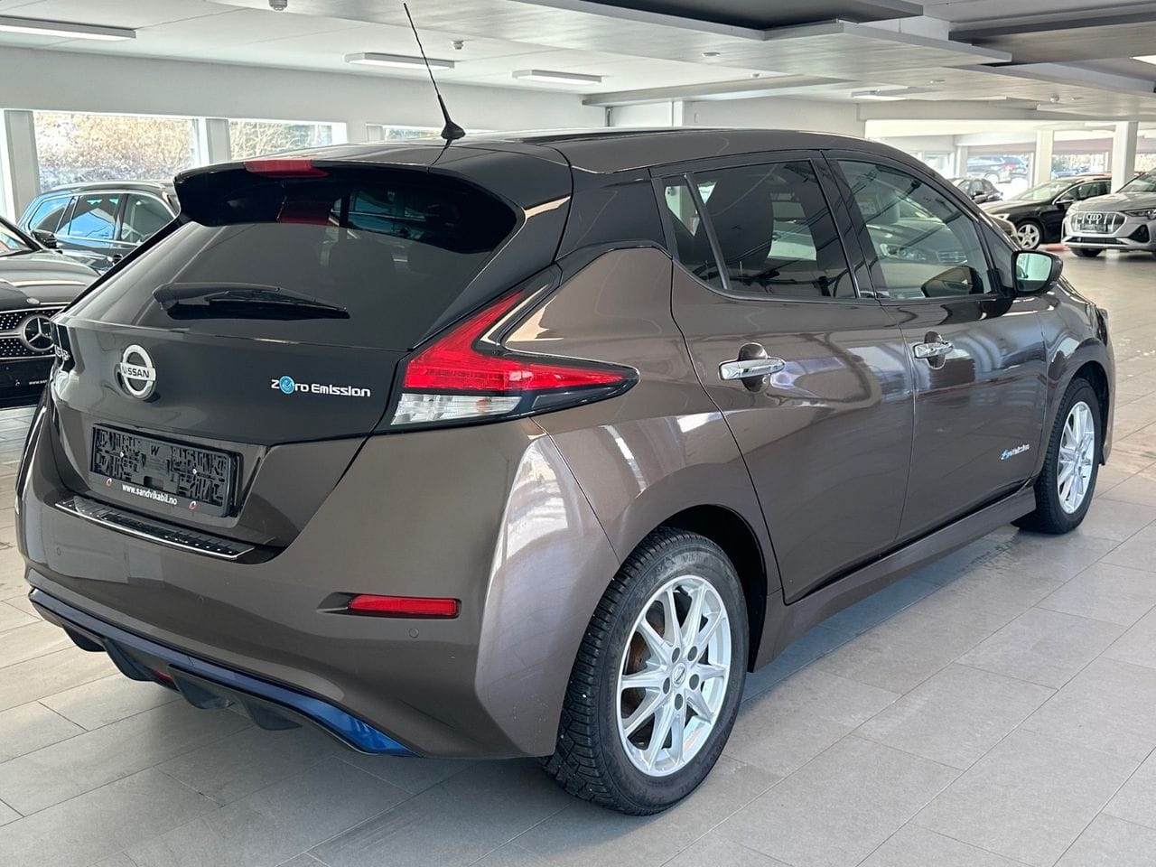 Nissan Leaf med GPS