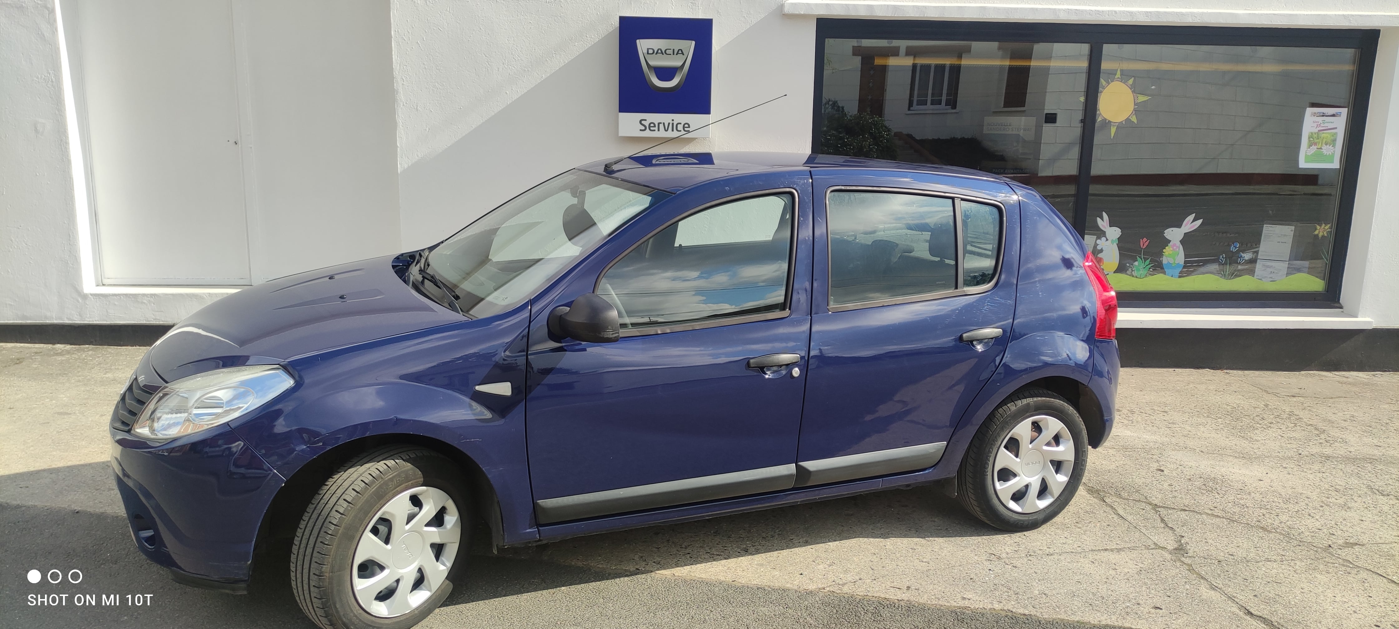 Dacia Sandero avec Pneus neige
