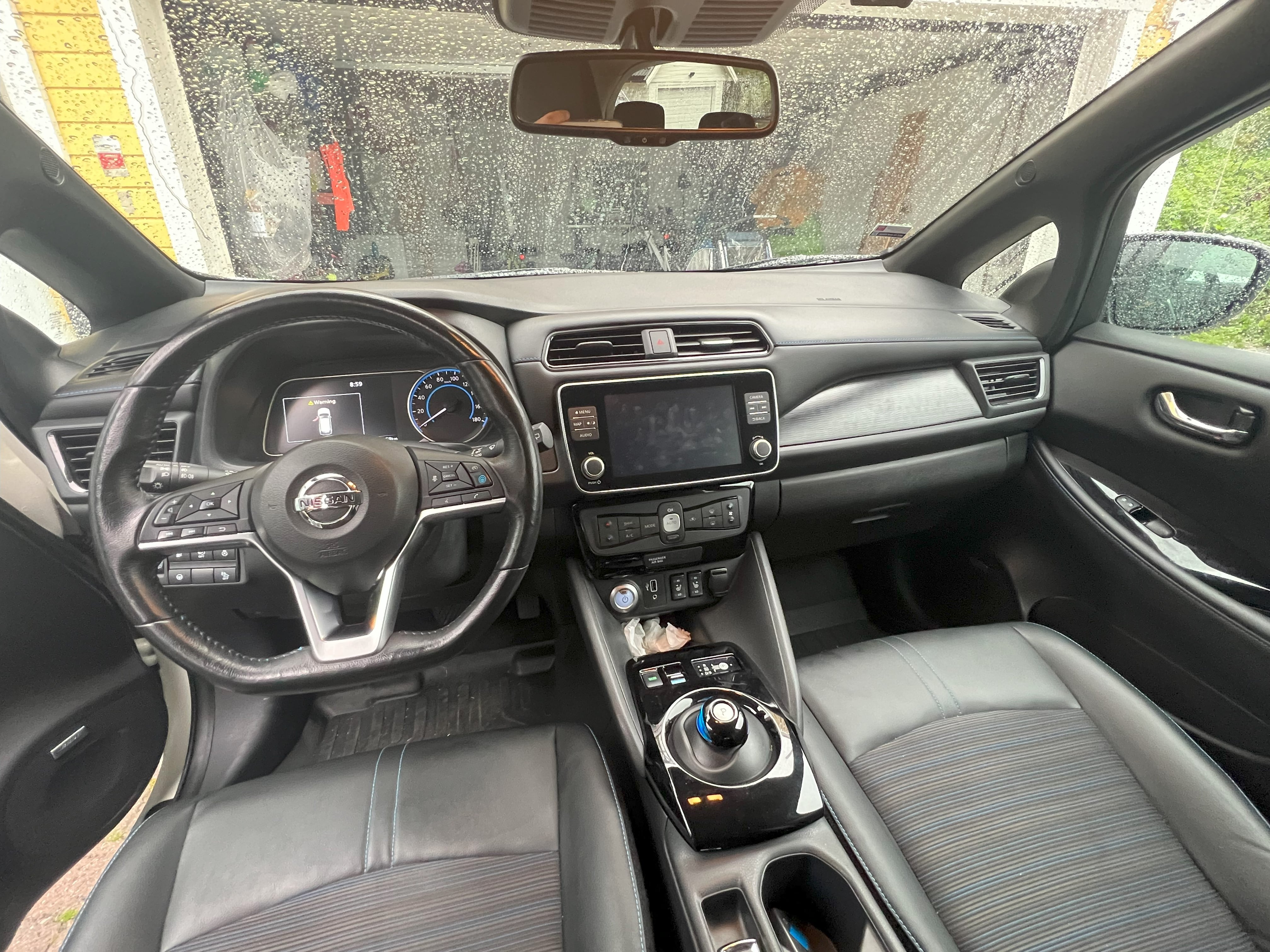 Nissan Leaf med GPS