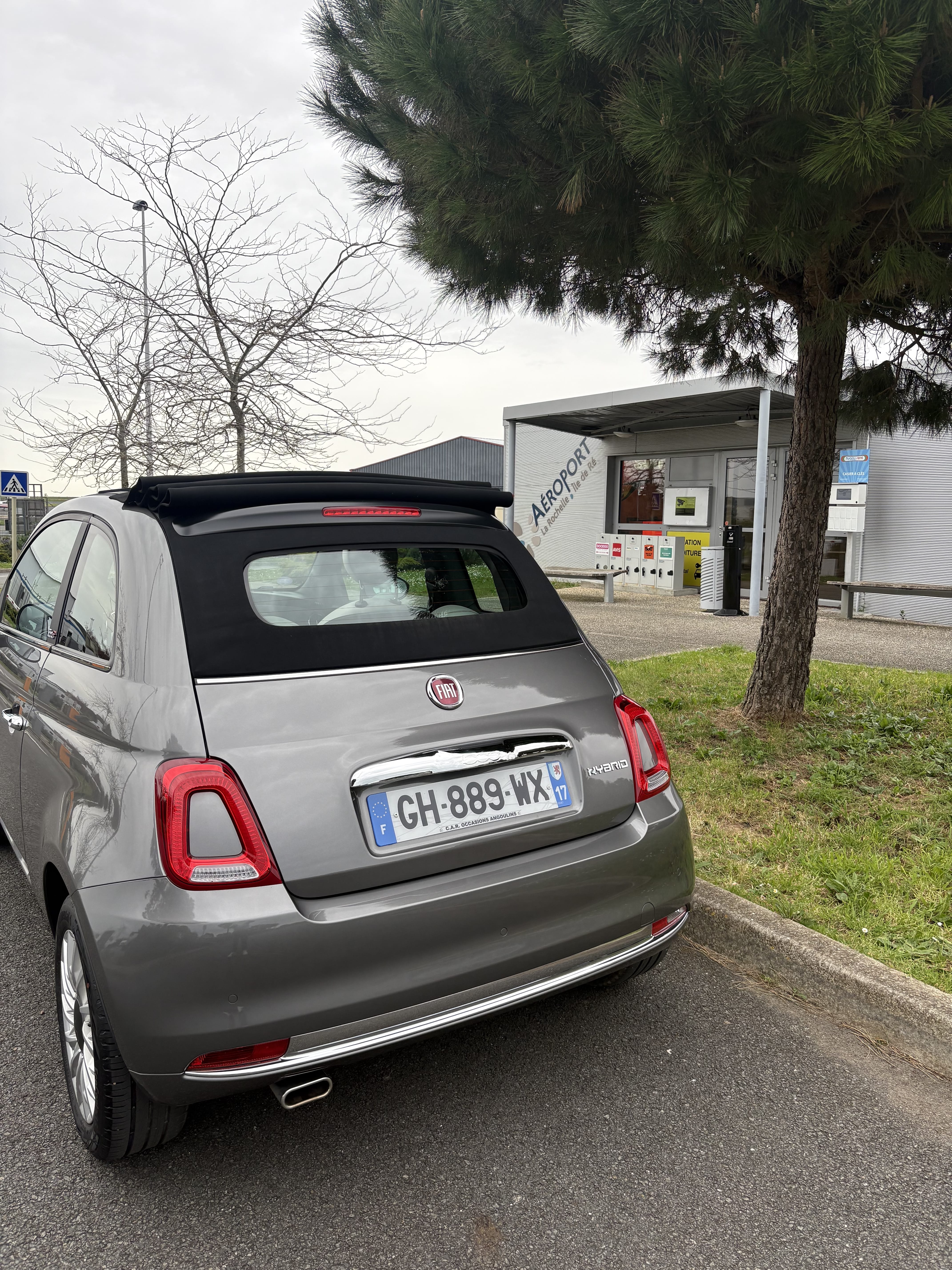 Fiat 500 C Hybride avec Climatisation