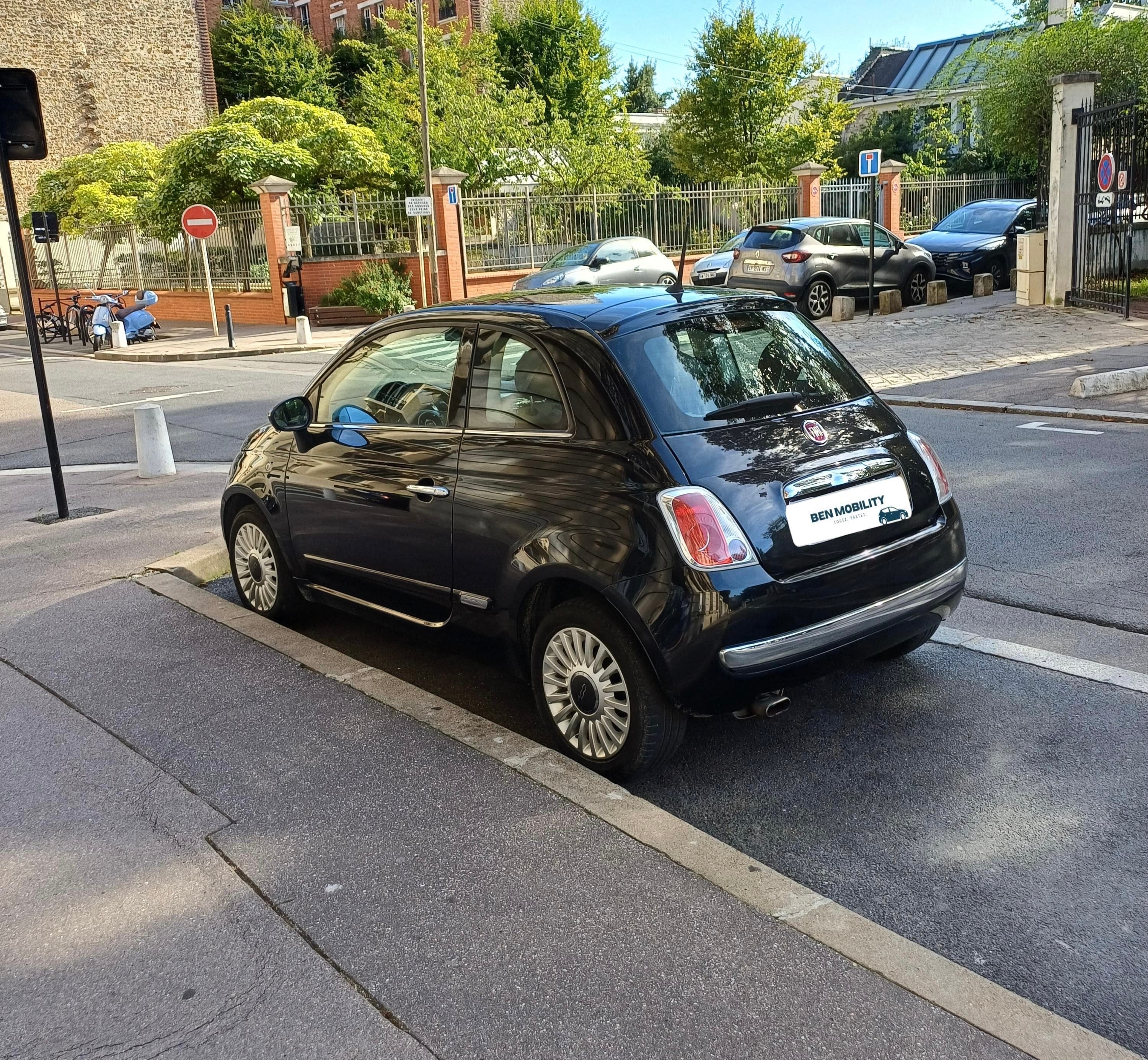 Fiat 500 avec Siège bébé