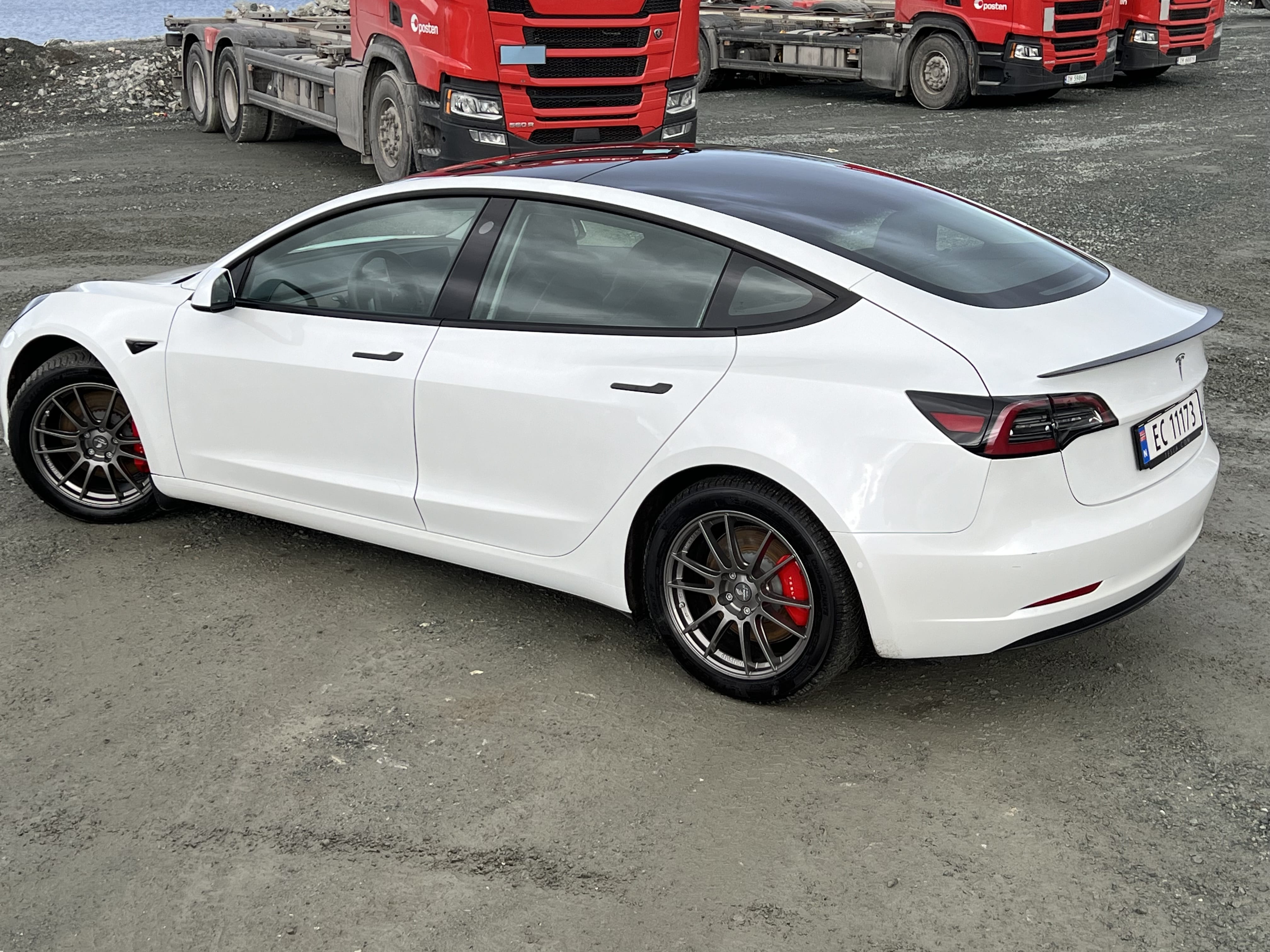Tesla Model 3 met Airco