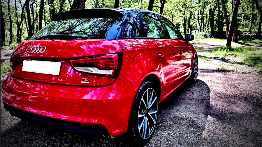 Audi A1 with GPS