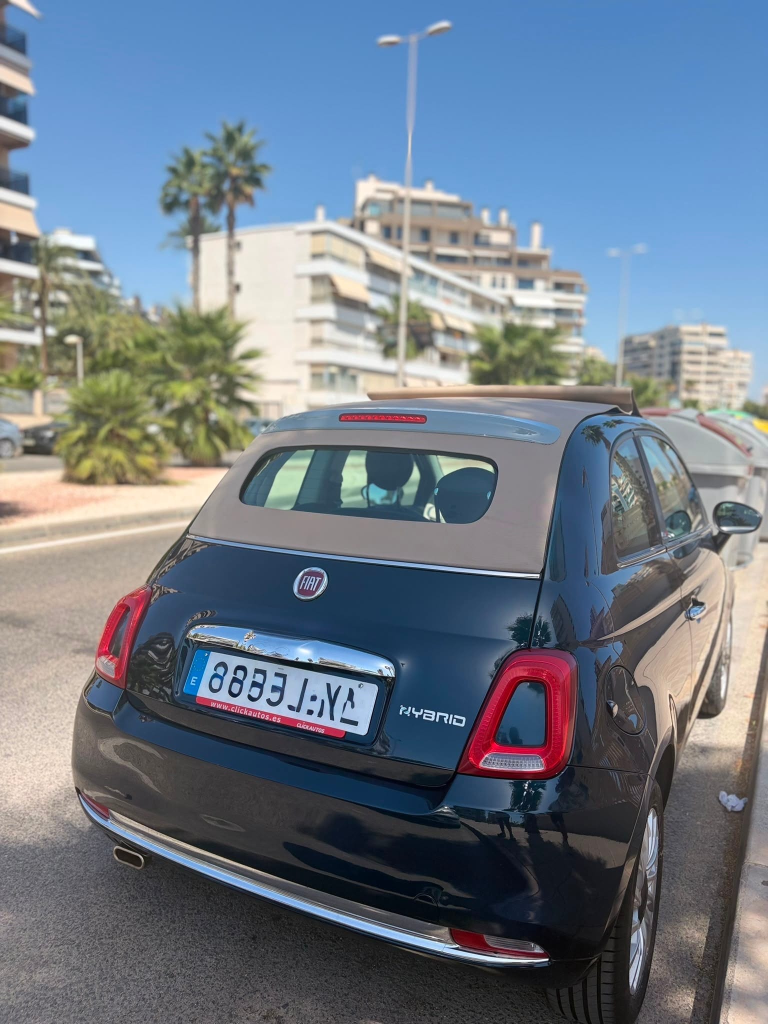 Fiat 500 C Híbrido Cabriolet con Control de velocidad