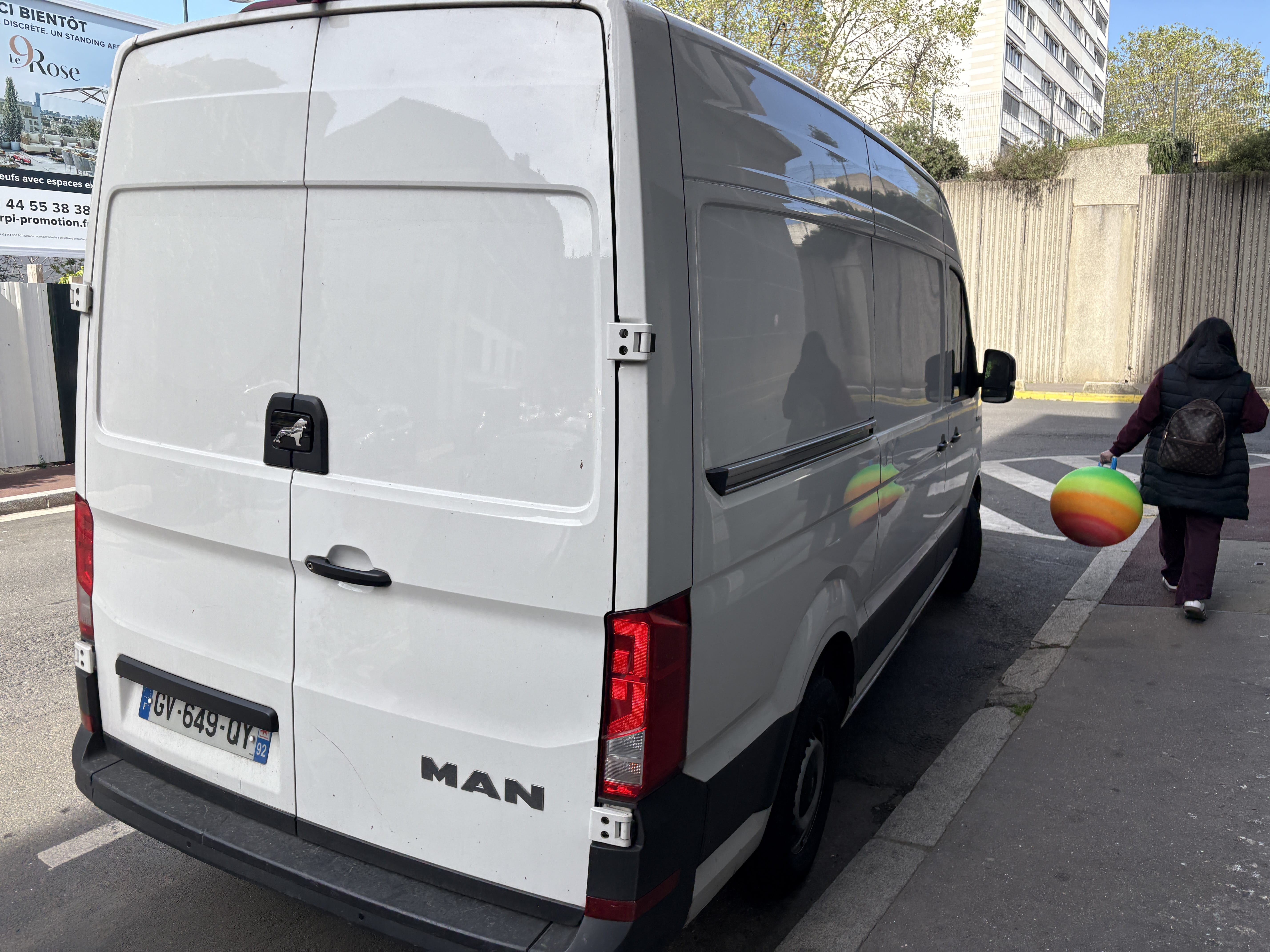 Man TGE avec GPS