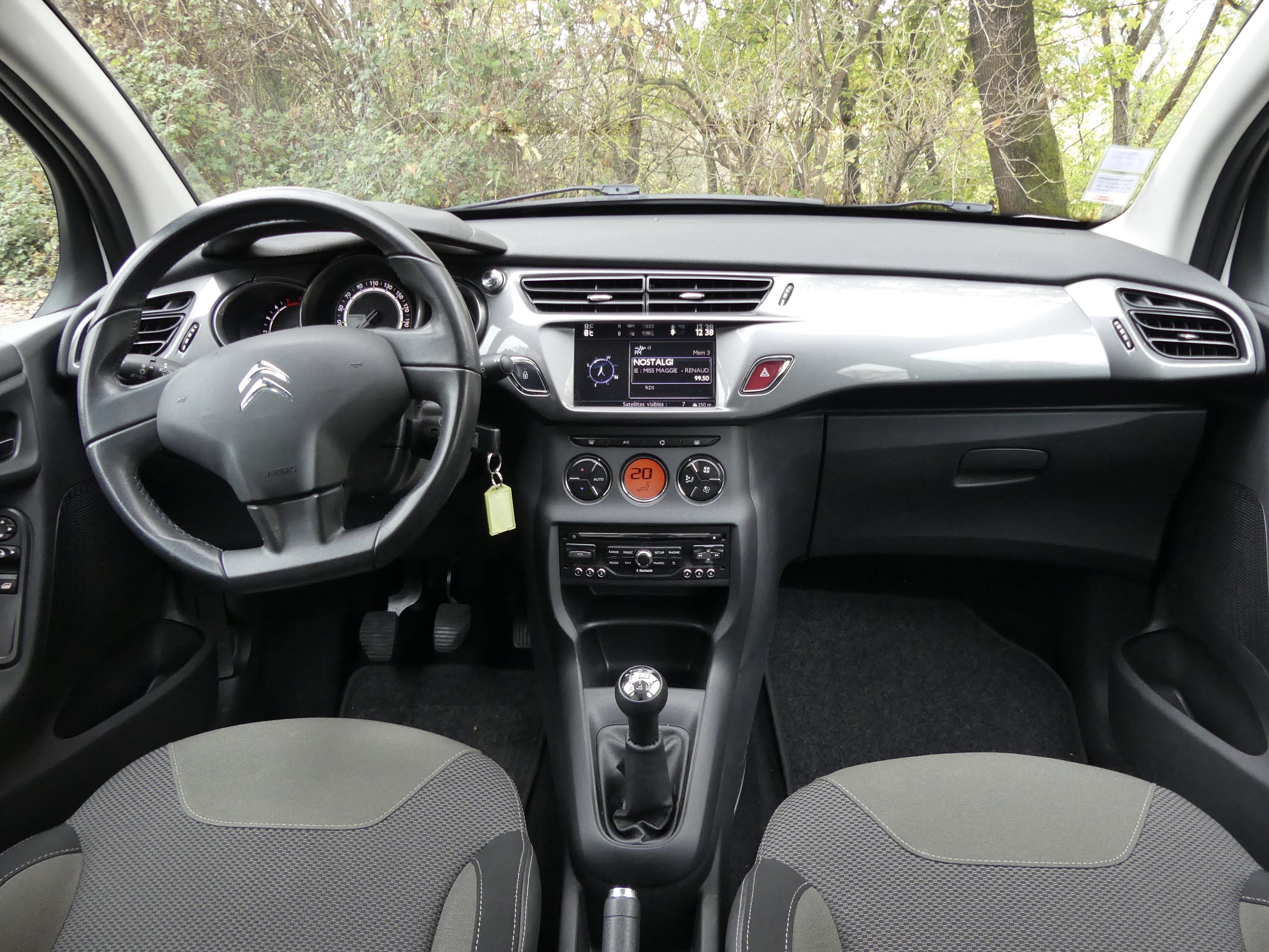 Citroen C3 avec Audio Bluetooth