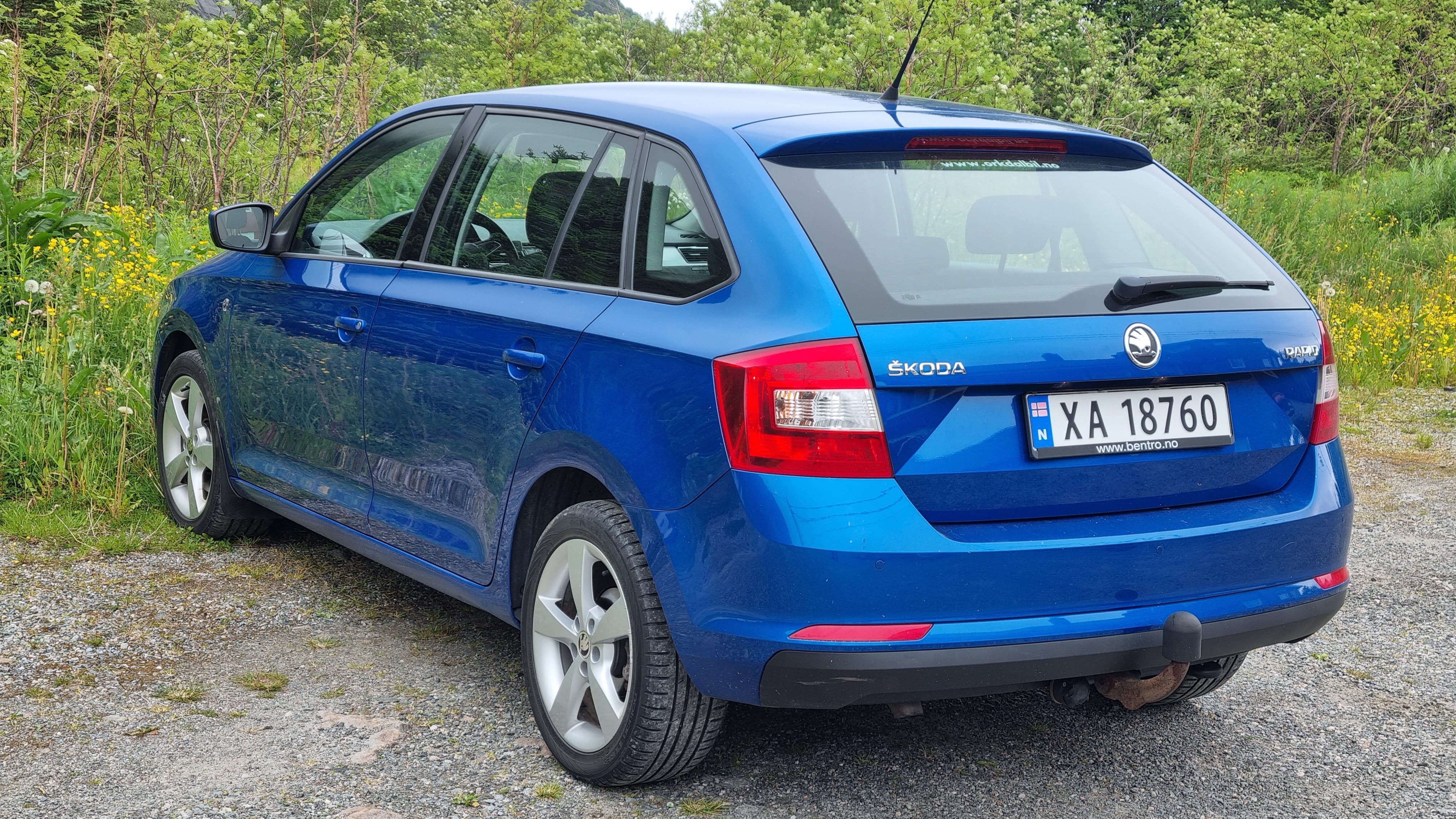 Skoda Rapid with Snow tires