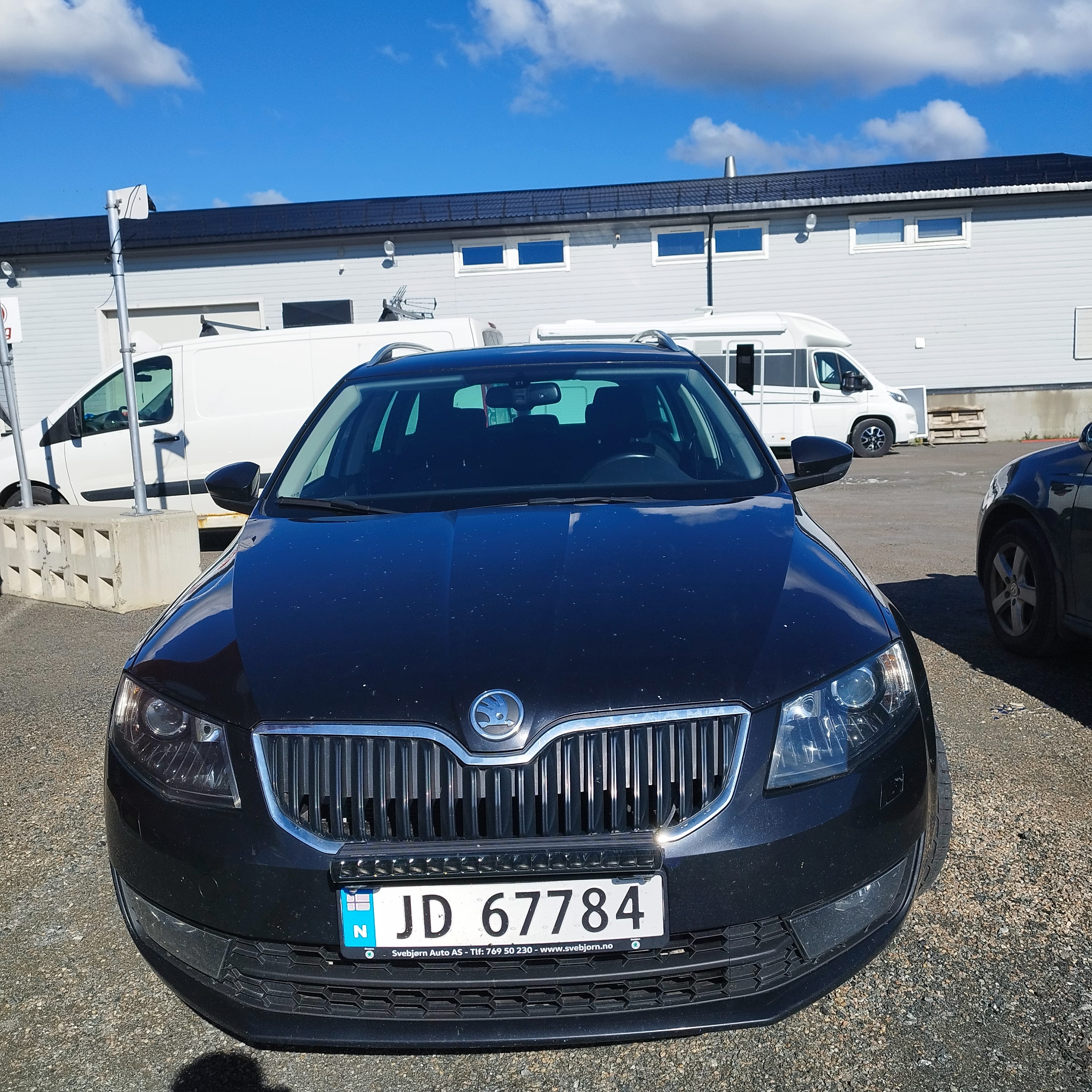 Skoda Octavia med Vinterdekk