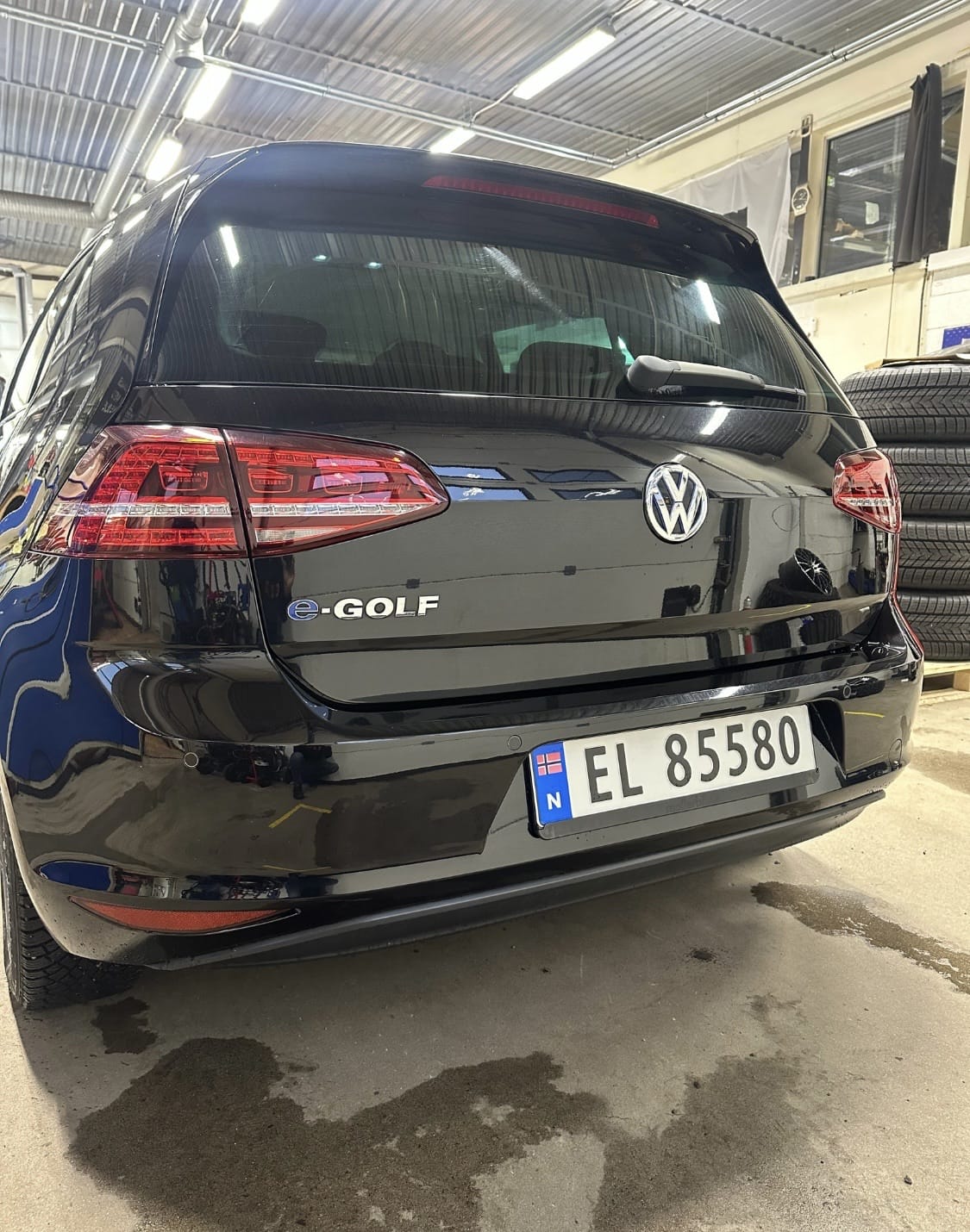 Volkswagen e-Golf med GPS