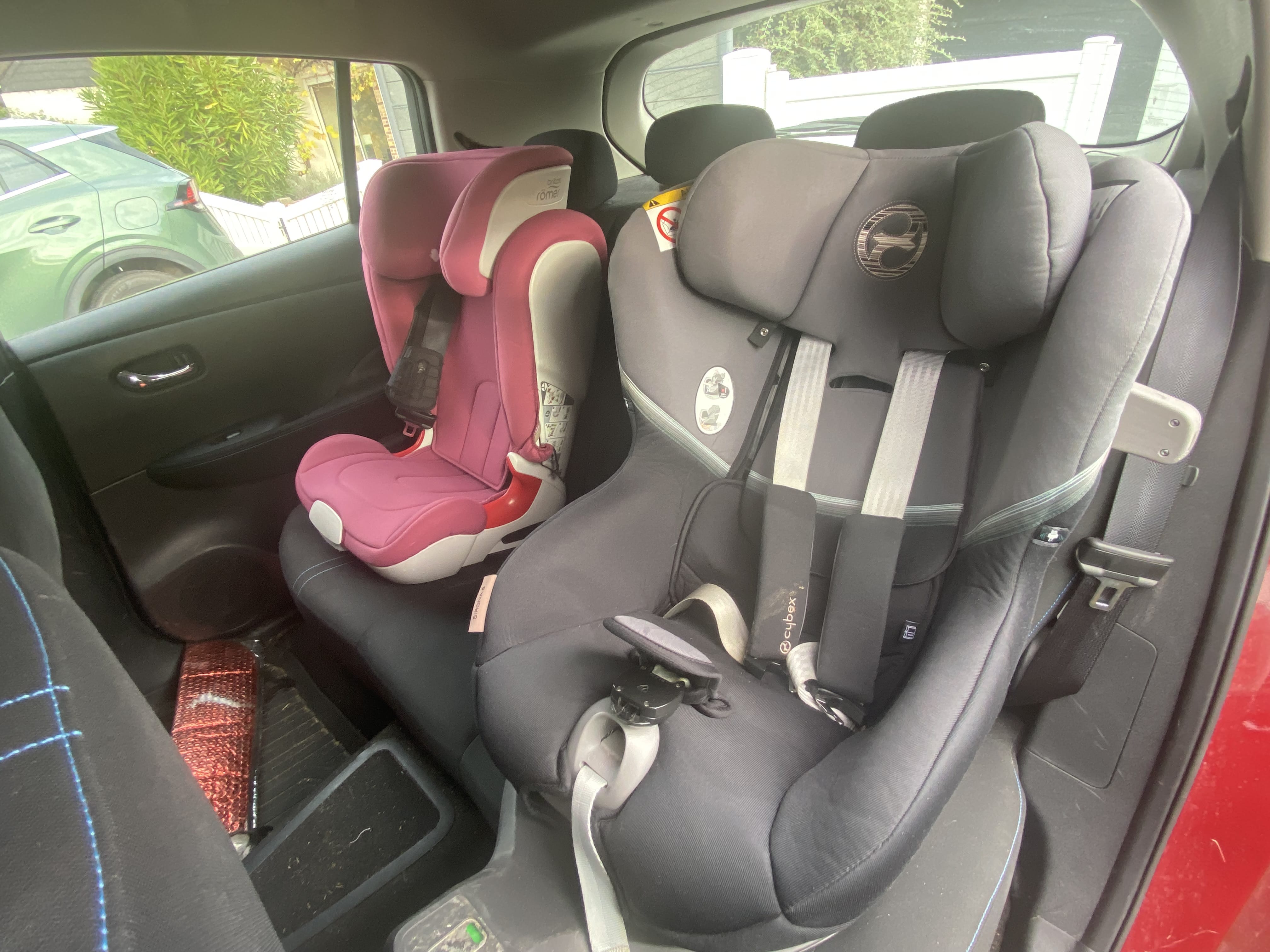 Nissan Leaf avec Siège bébé