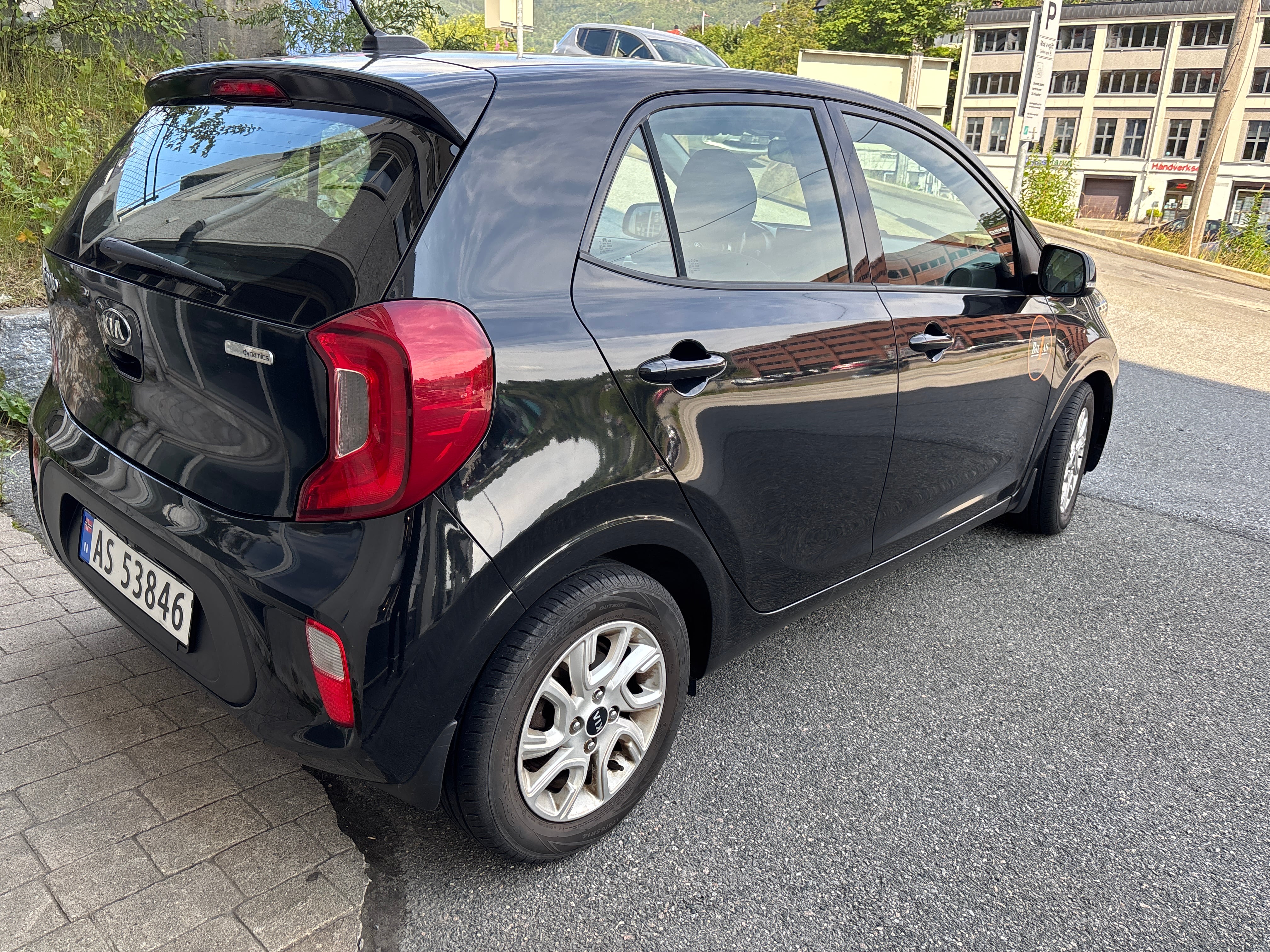 Kia Picanto Sort 5 dørs bil as