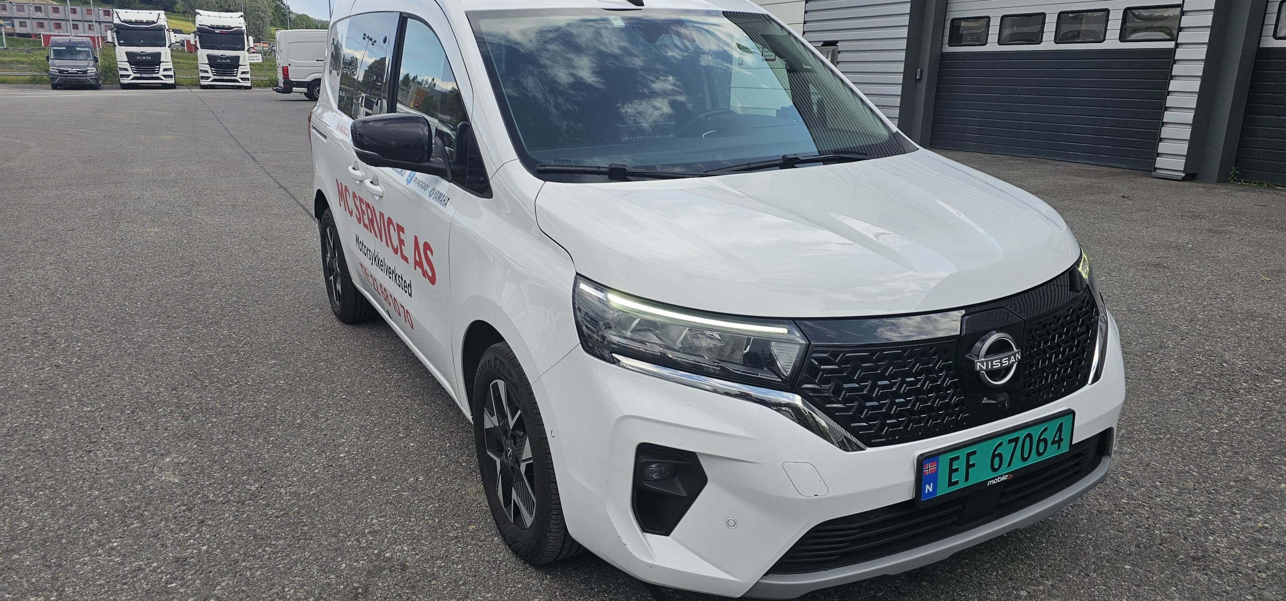 Nissan Townstar EV Combi med Android Auto
