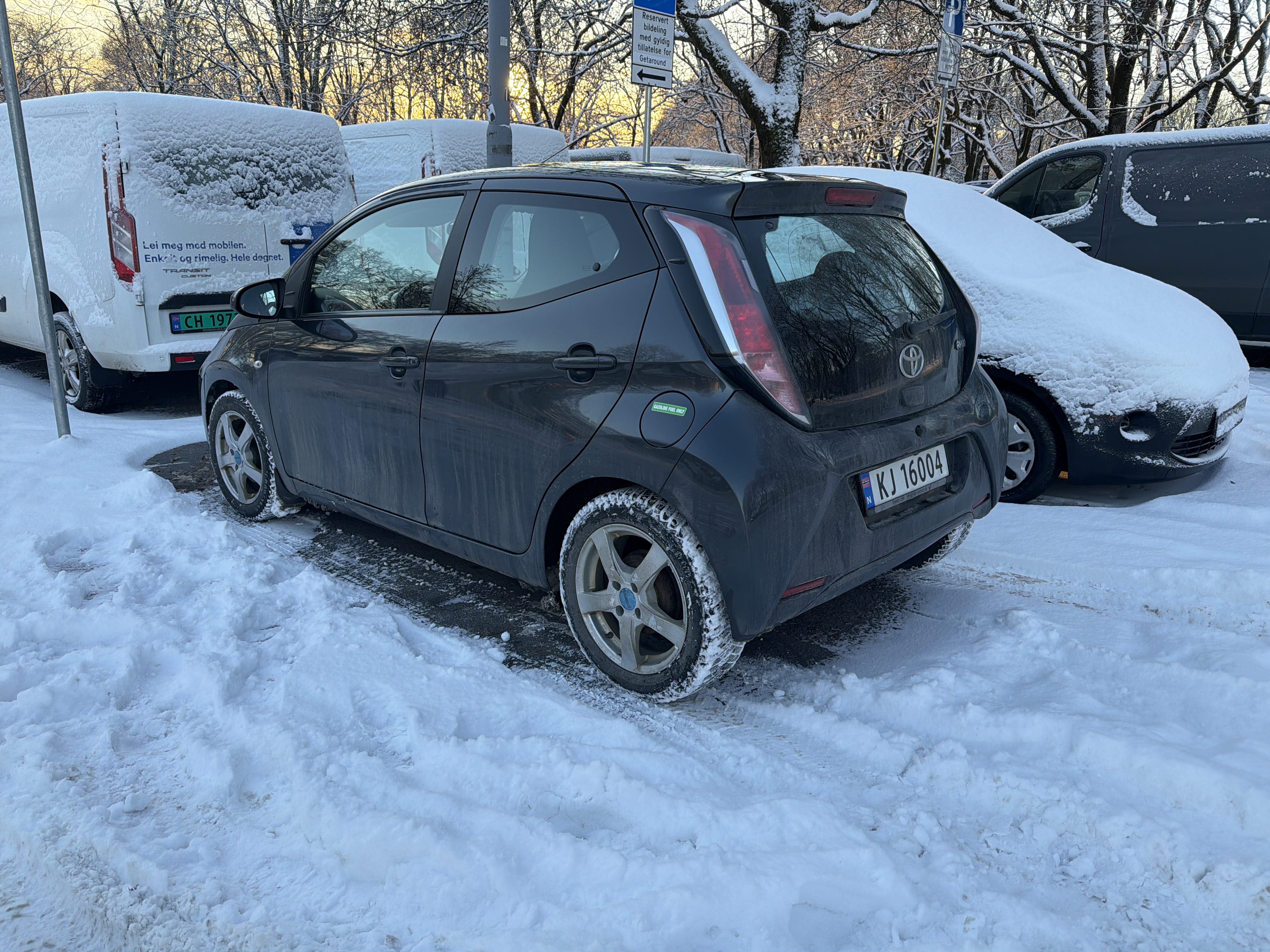 Toyota Aygo II med Ryggekamera