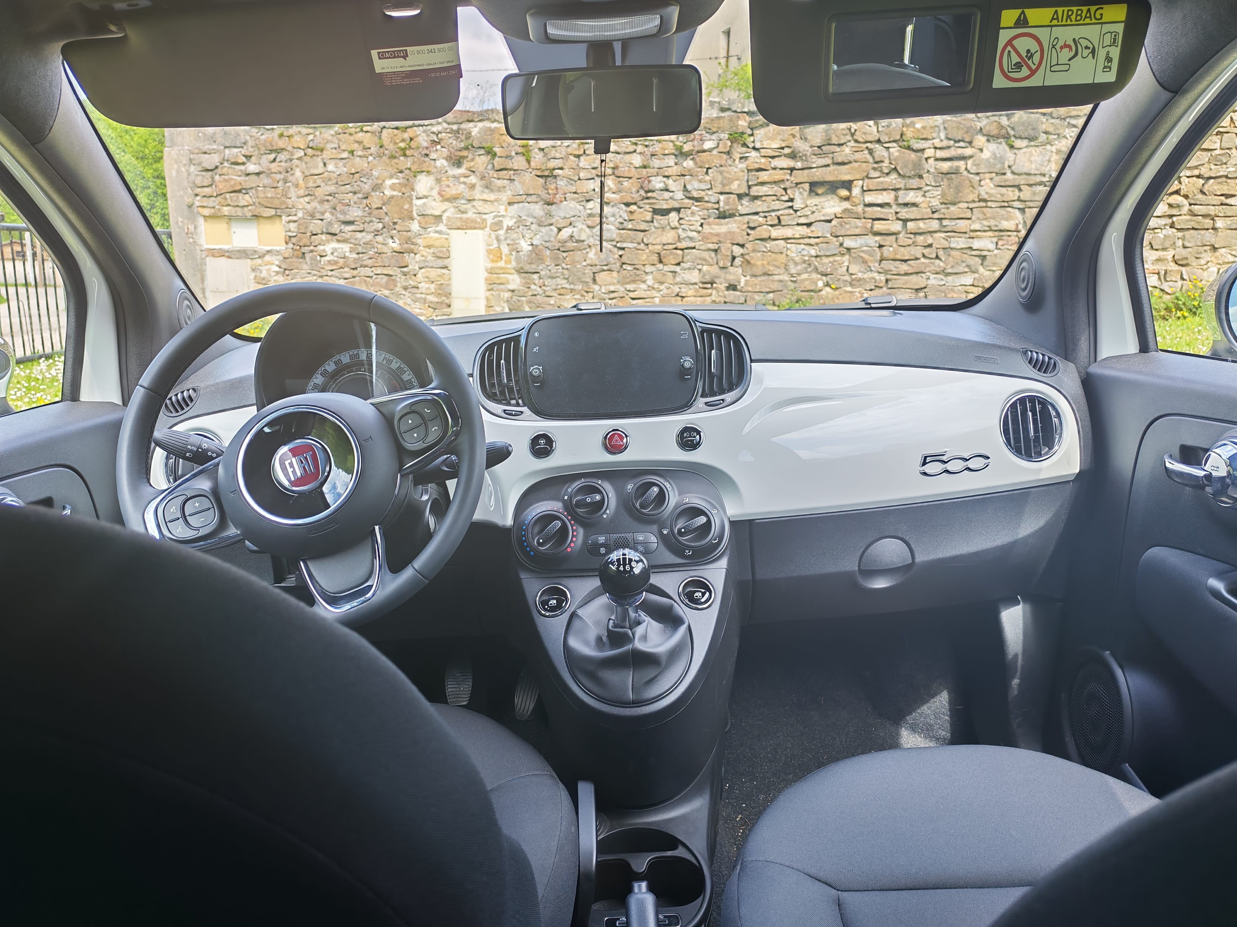 Fiat 500 avec Régulateur de vitesse