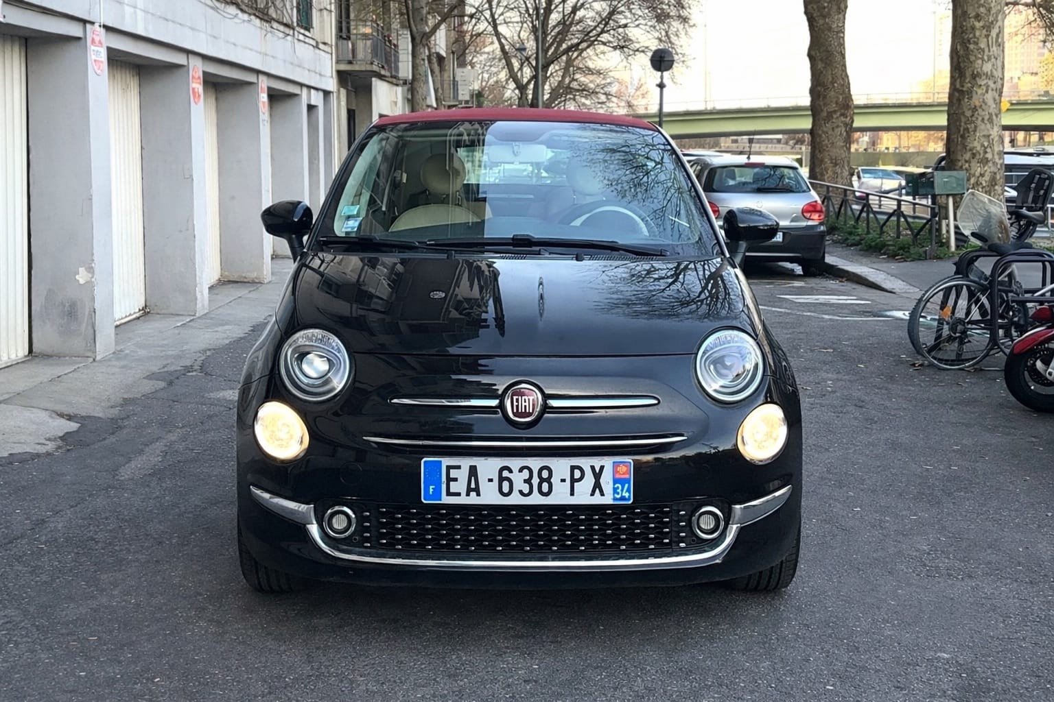 Fiat 500 C with Bluetooth audio