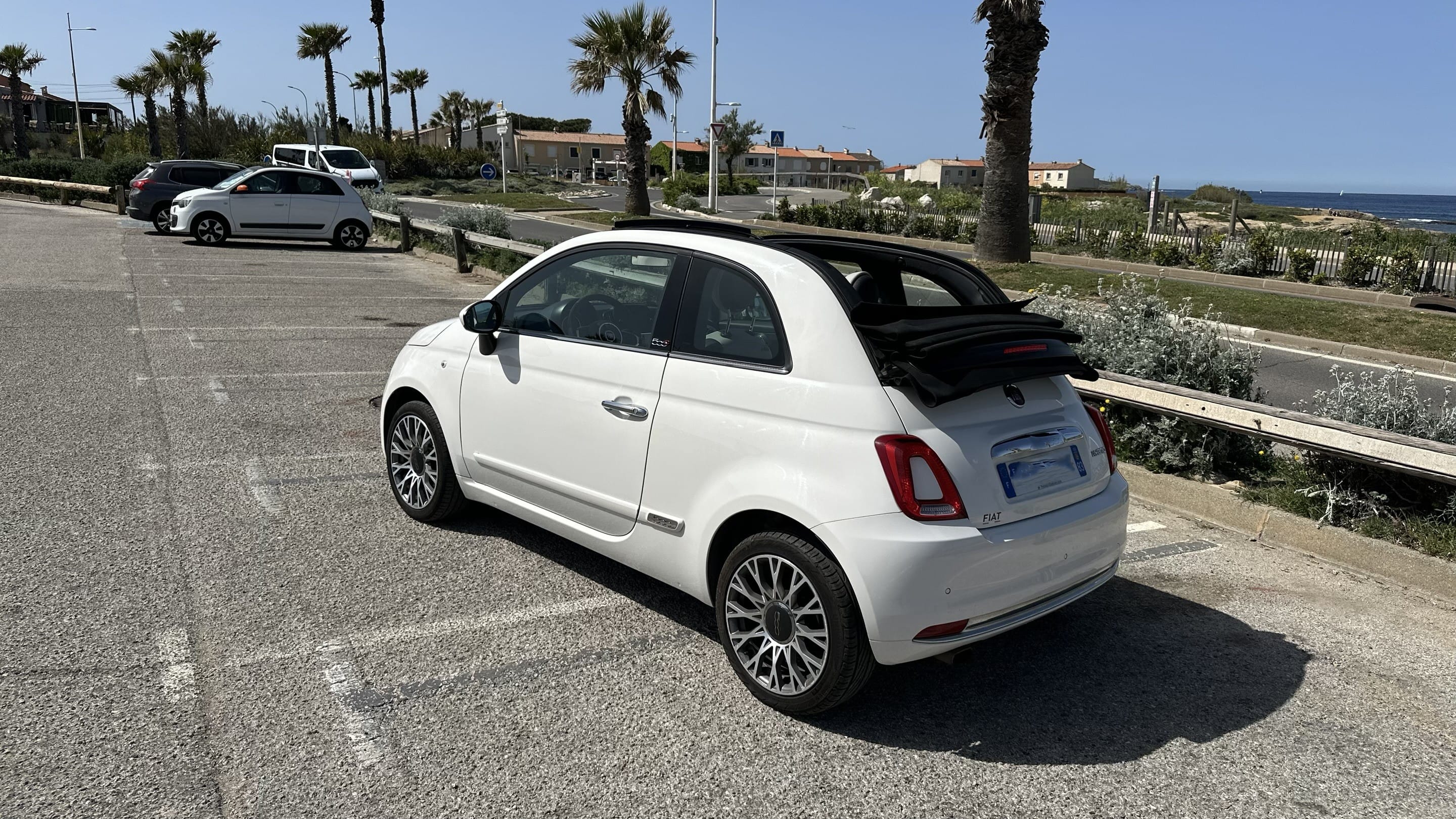 Fiat 500 C avec GPS