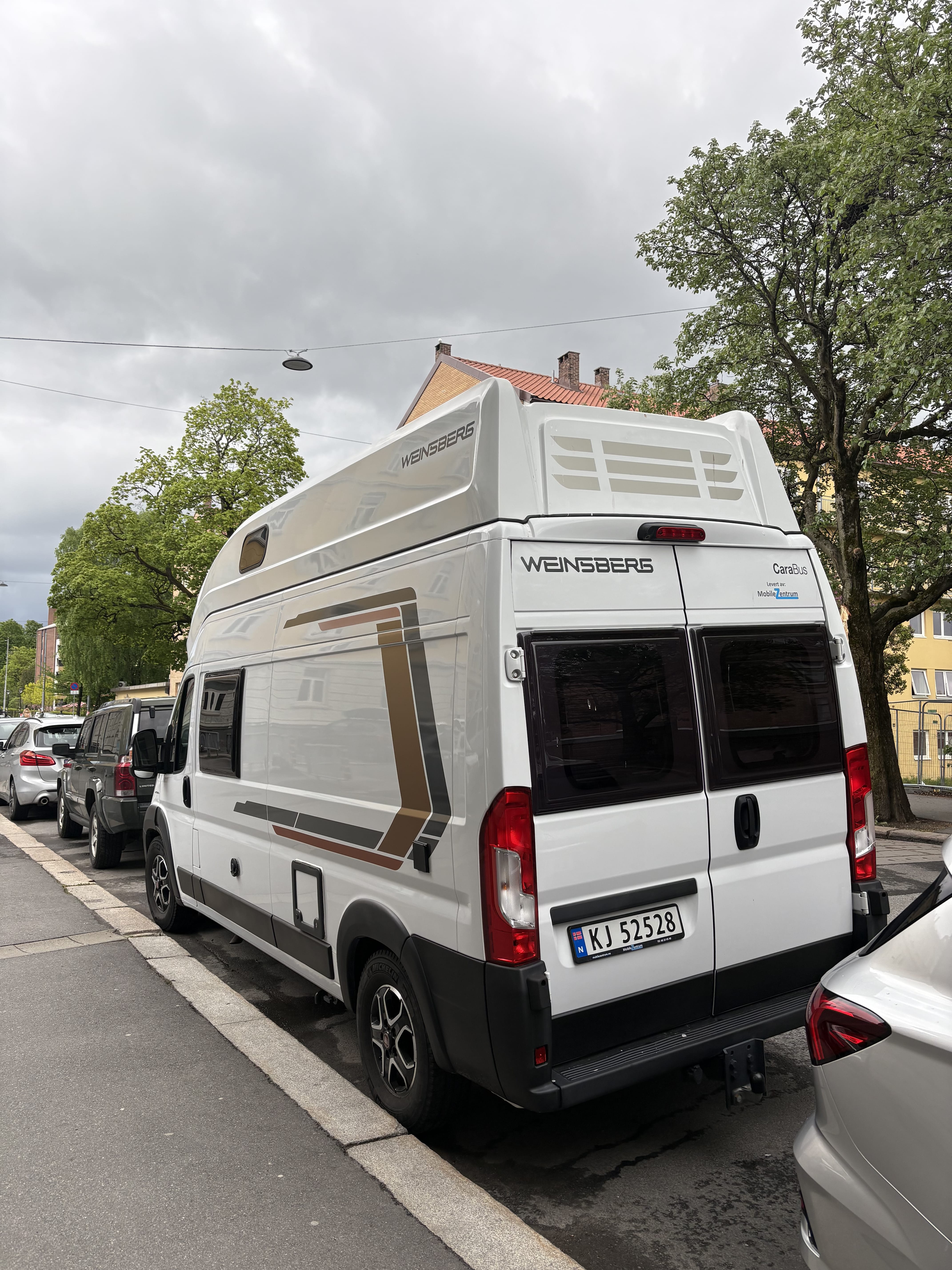 Weinsberg R47 med Ryggekamera