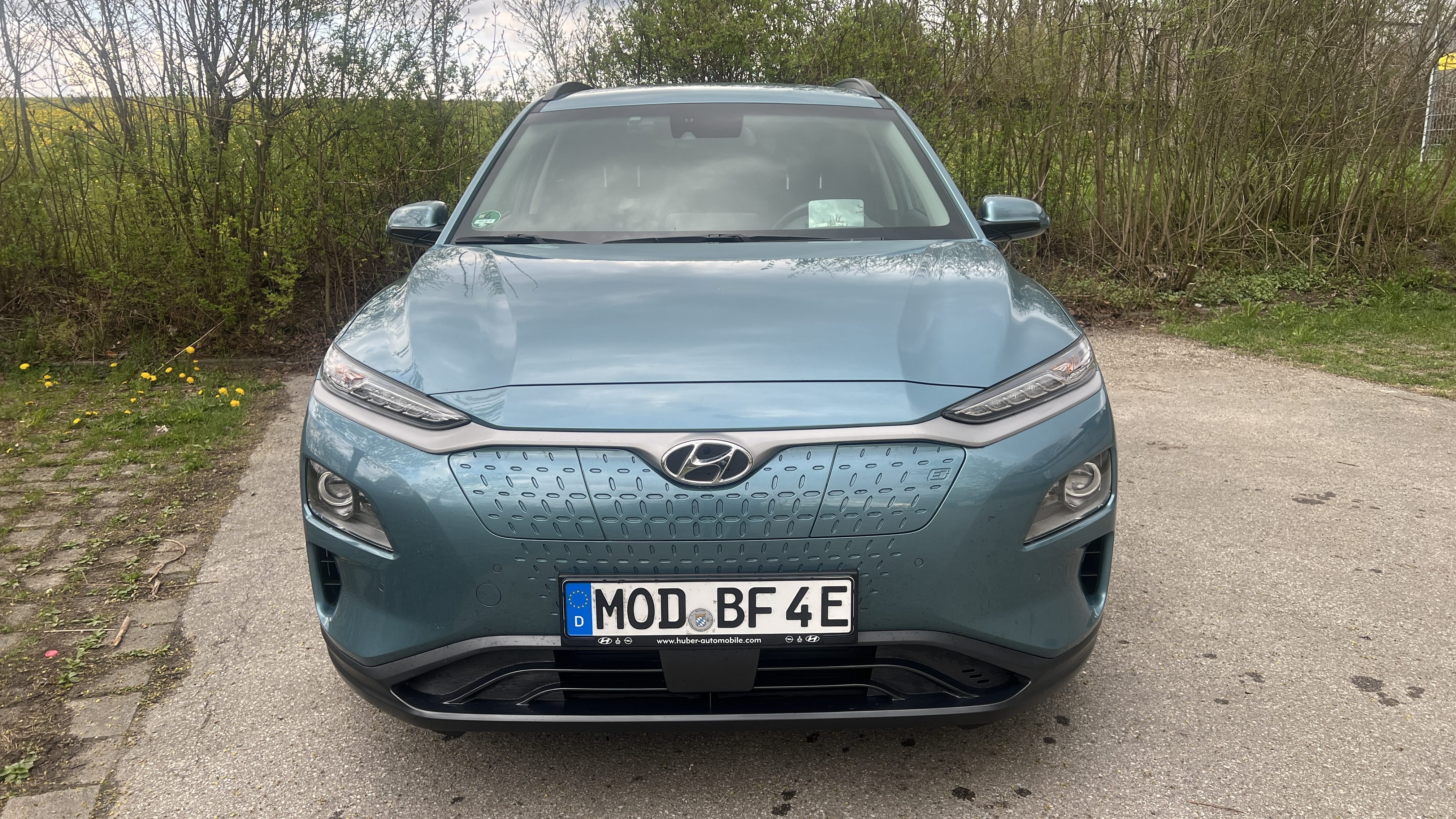 Hyundai Kona Electric mit Navigationsgerät