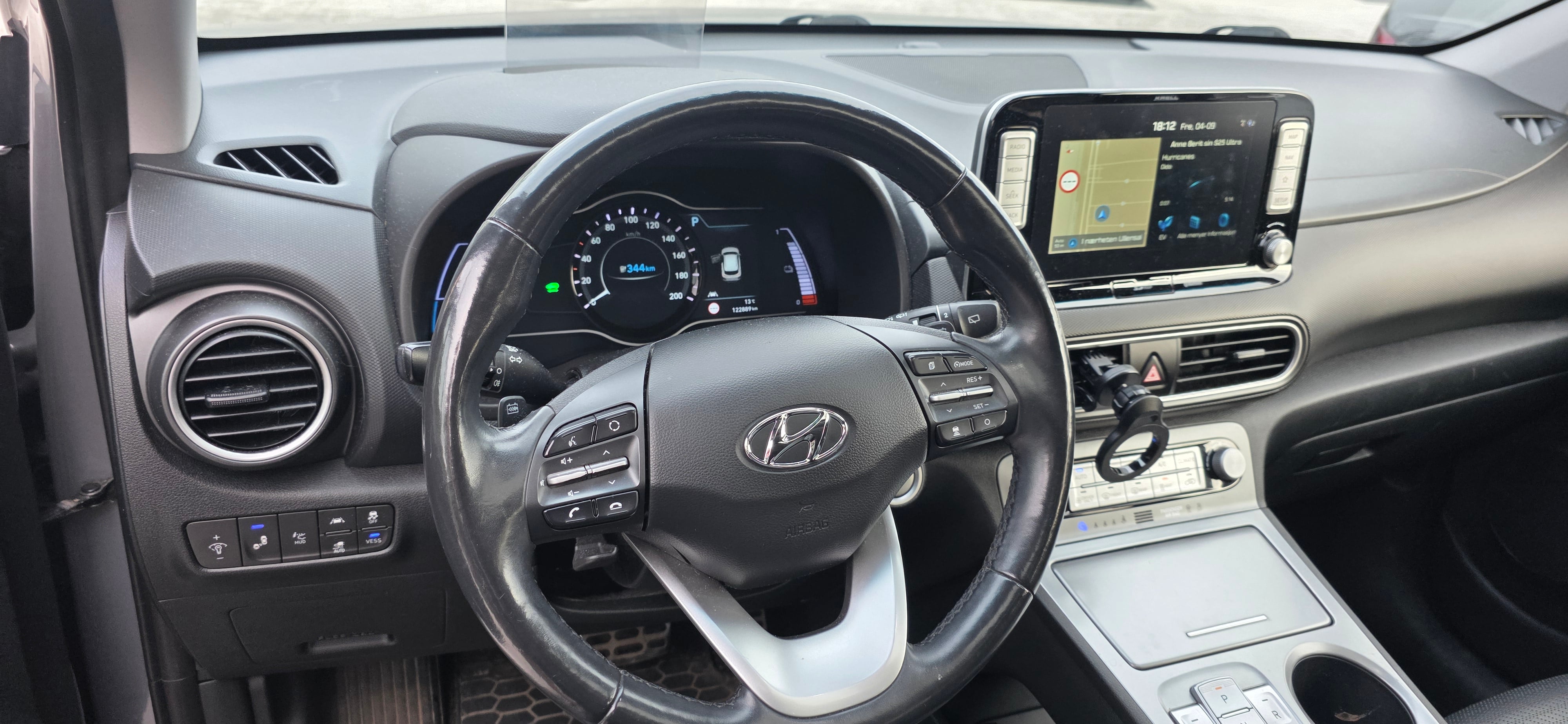 Hyundai Kona Electric med Ryggekamera