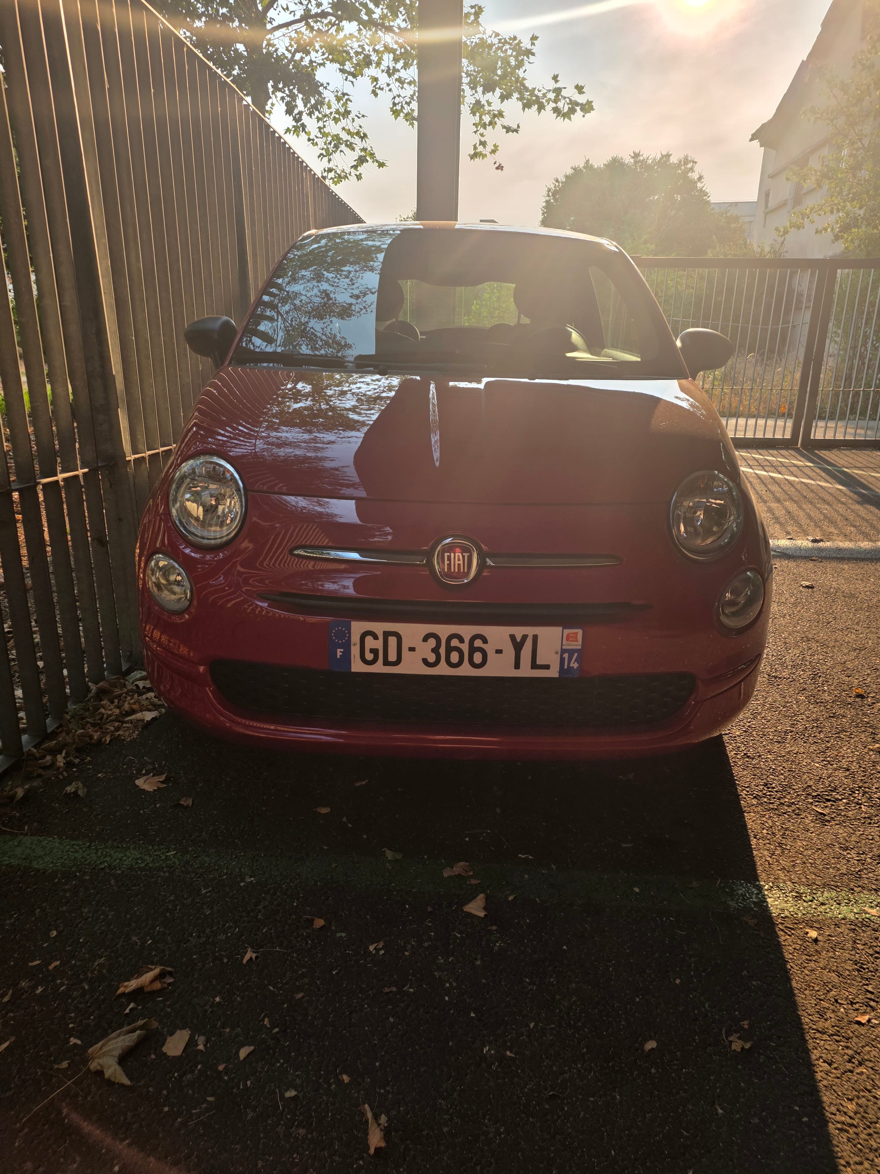 Fiat 500 Hybride avec Autoradio