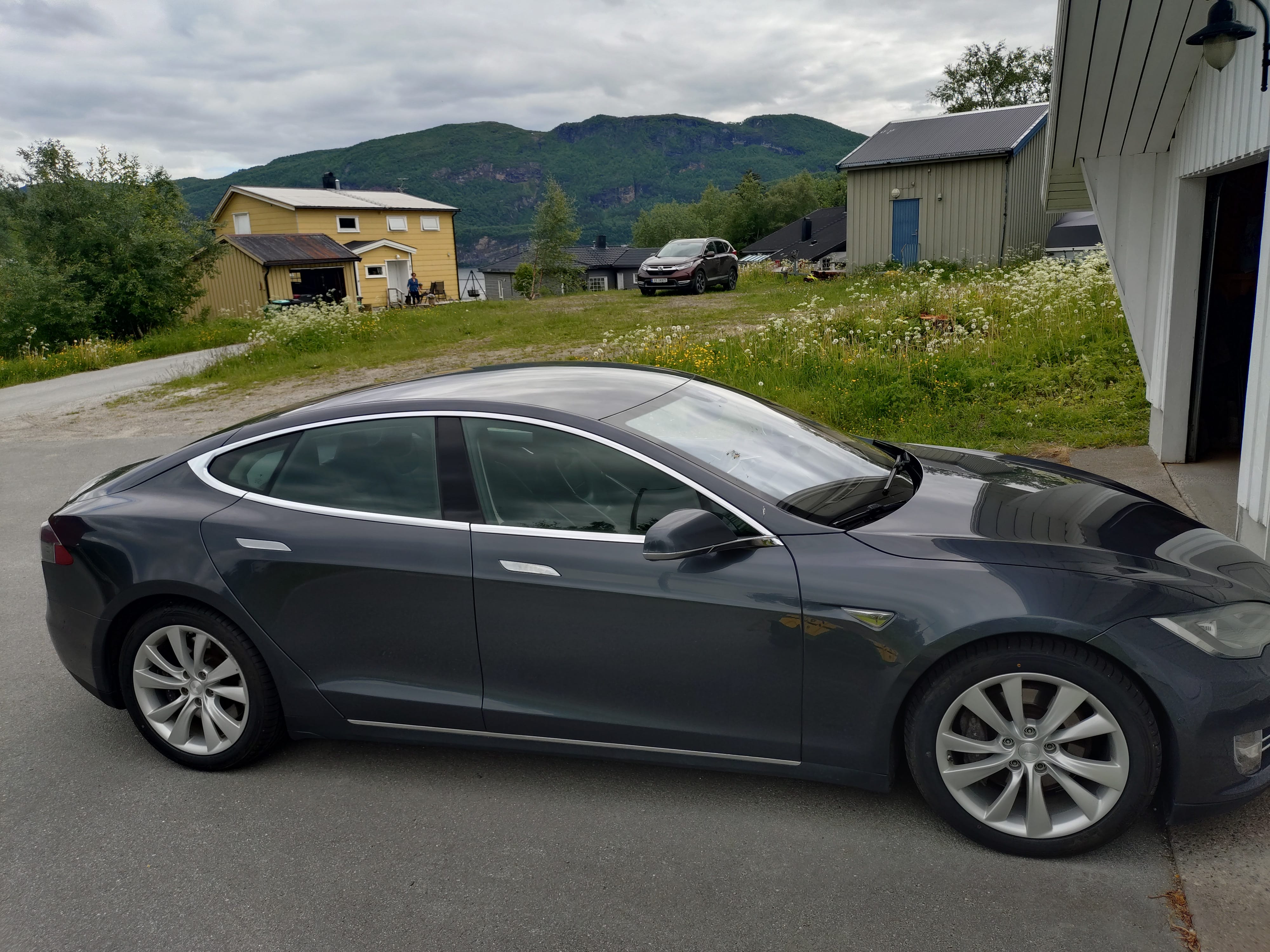 Tesla Model S med Aircondition