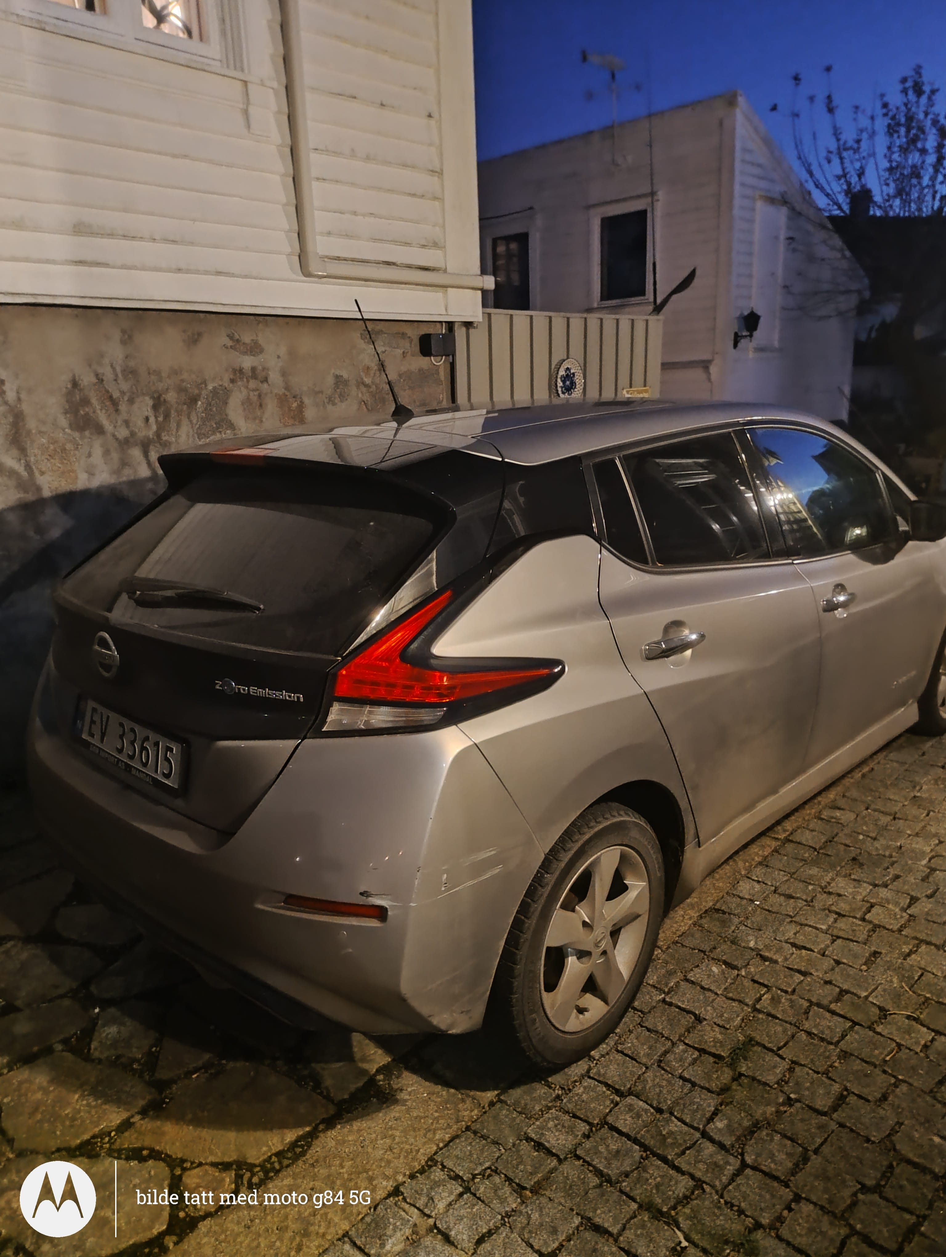 Nissan Leaf med GPS