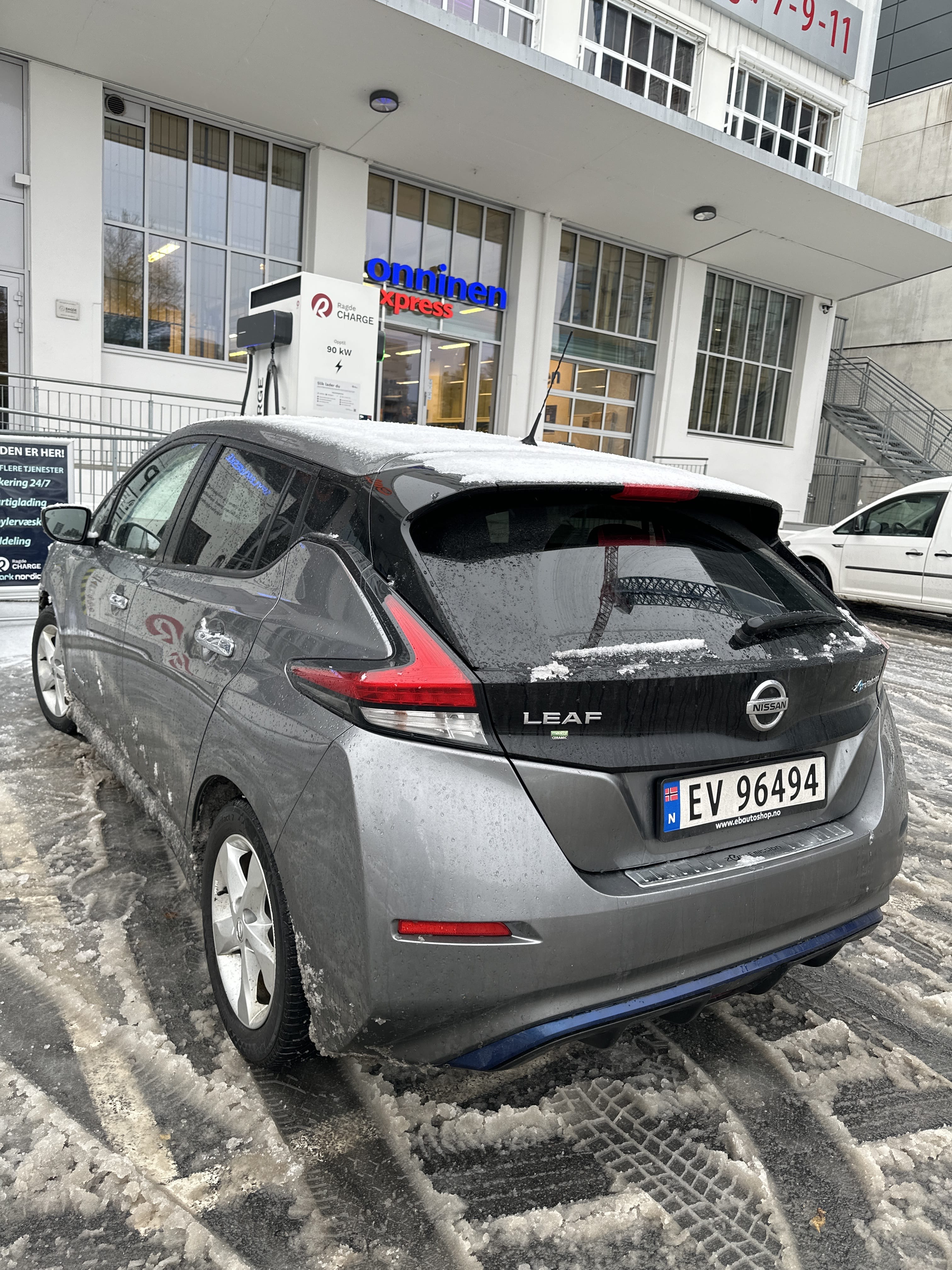 Nissan Leaf med GPS
