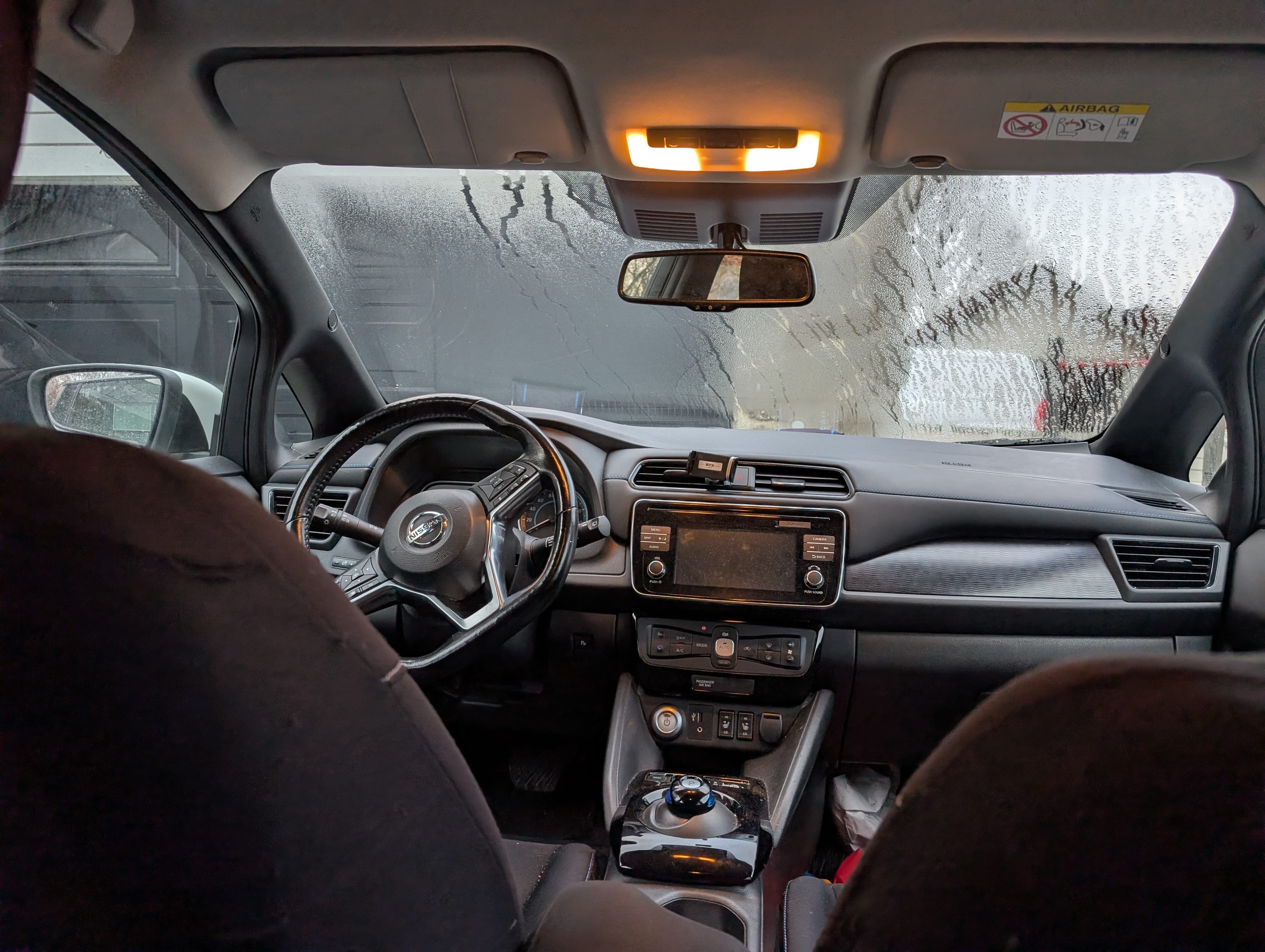 Nissan Leaf med GPS