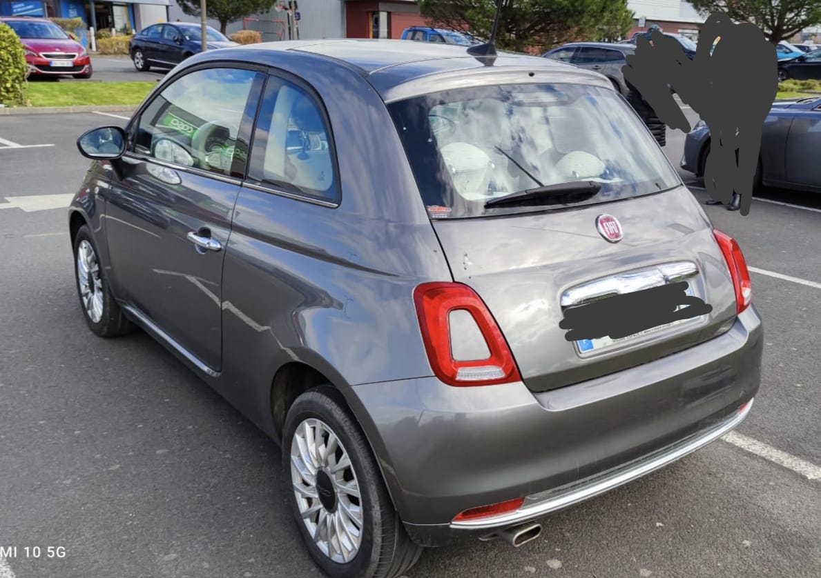 Fiat 500 avec GPS