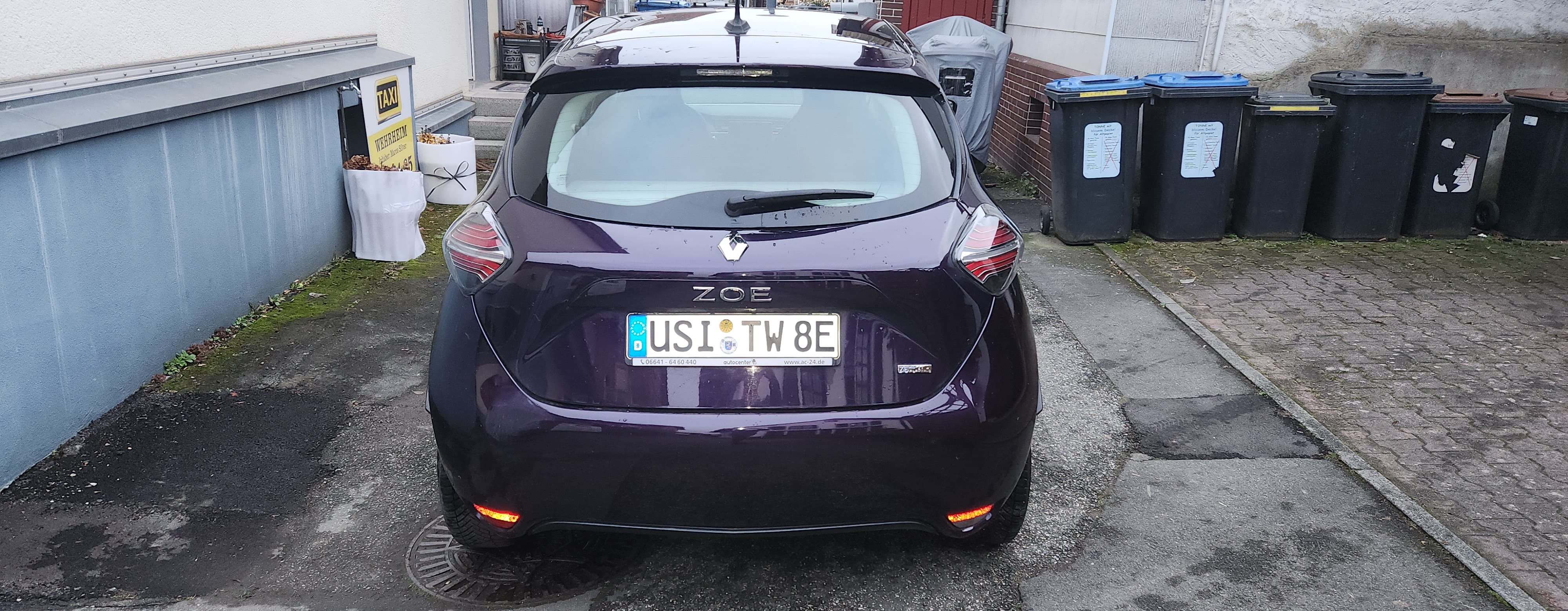 Renault ZOE mit Navigationsgerät