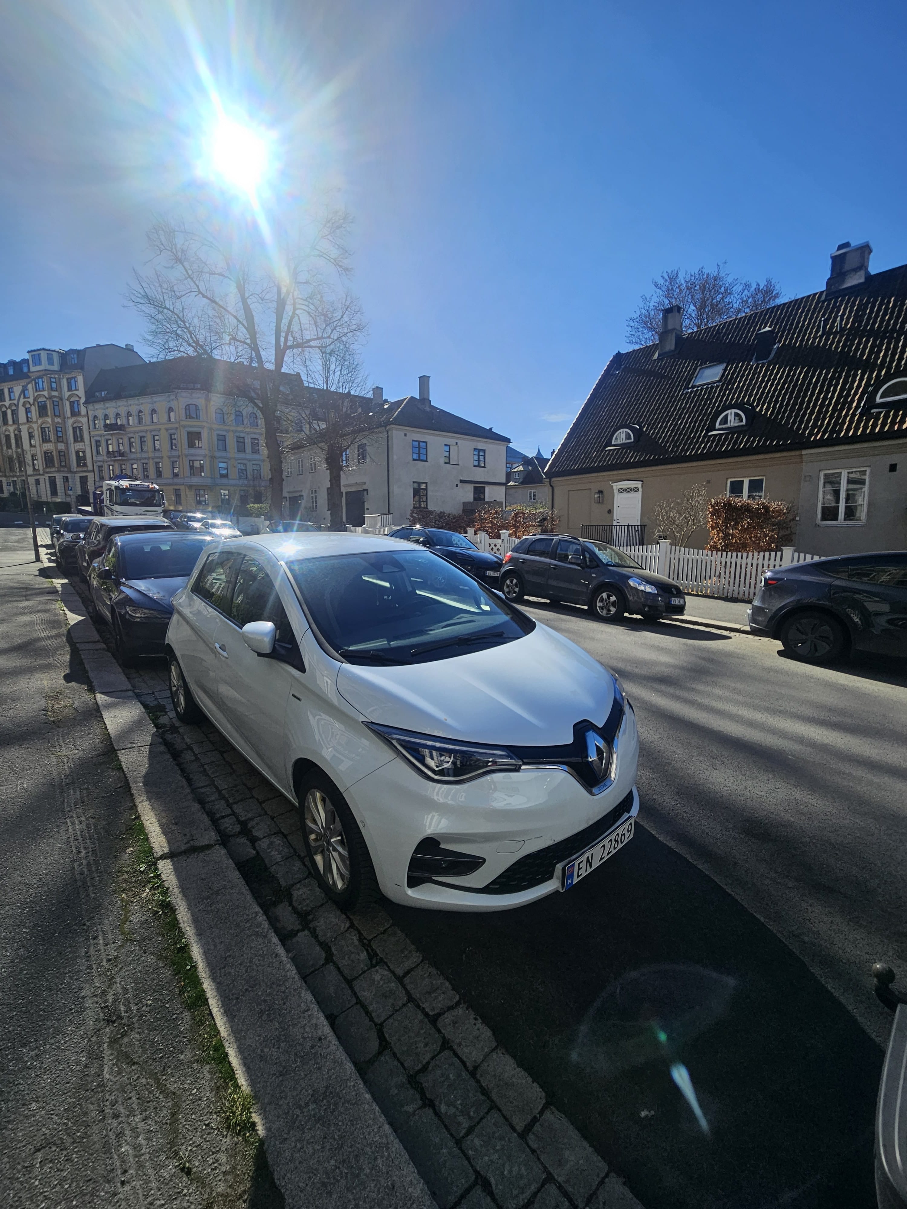 Renault ZOE with Snow tires