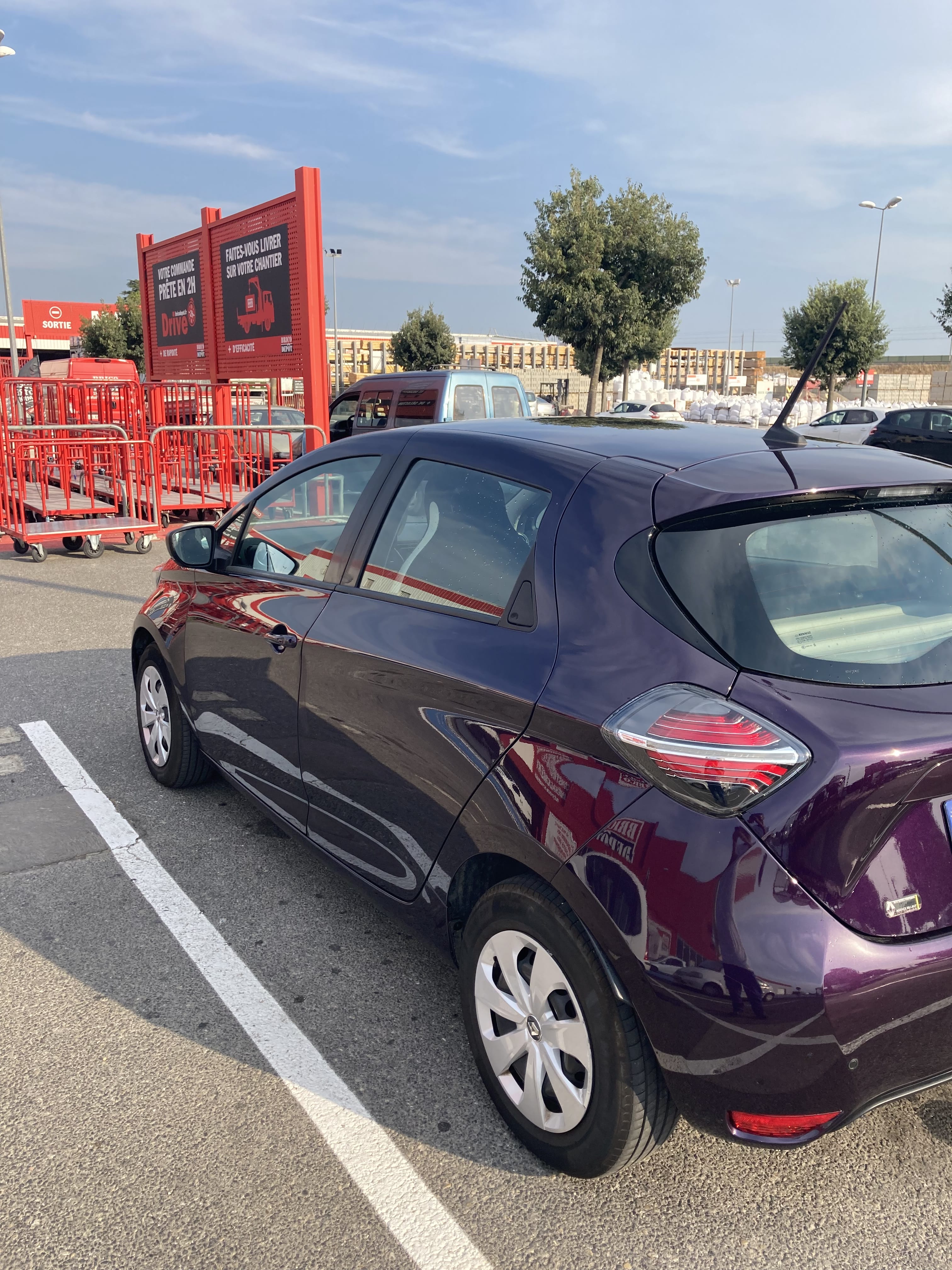 Renault ZOE avec GPS