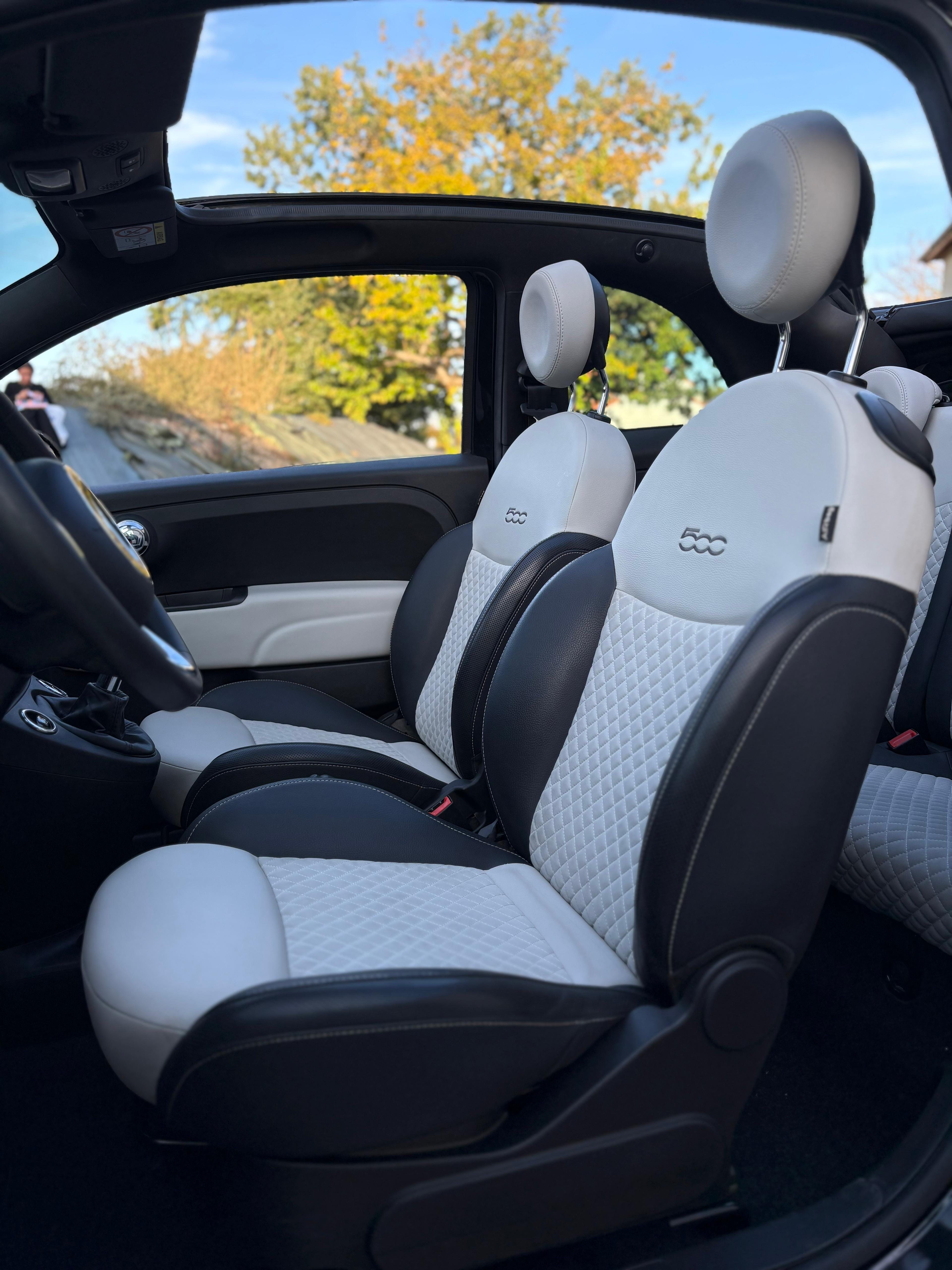 Fiat 500 C Hybride avec Apple CarPlay