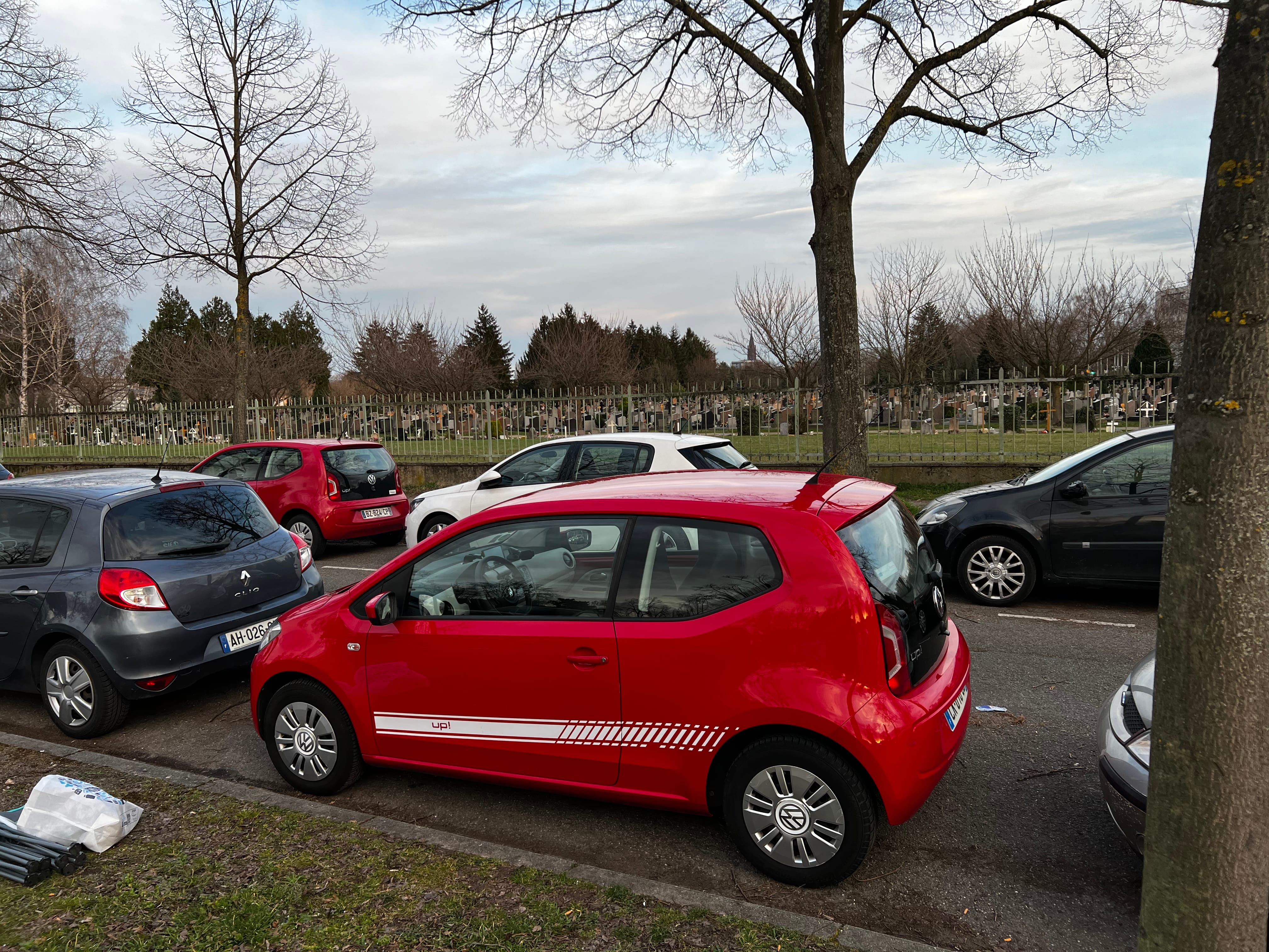 Volkswagen Up! avec Pneus neige