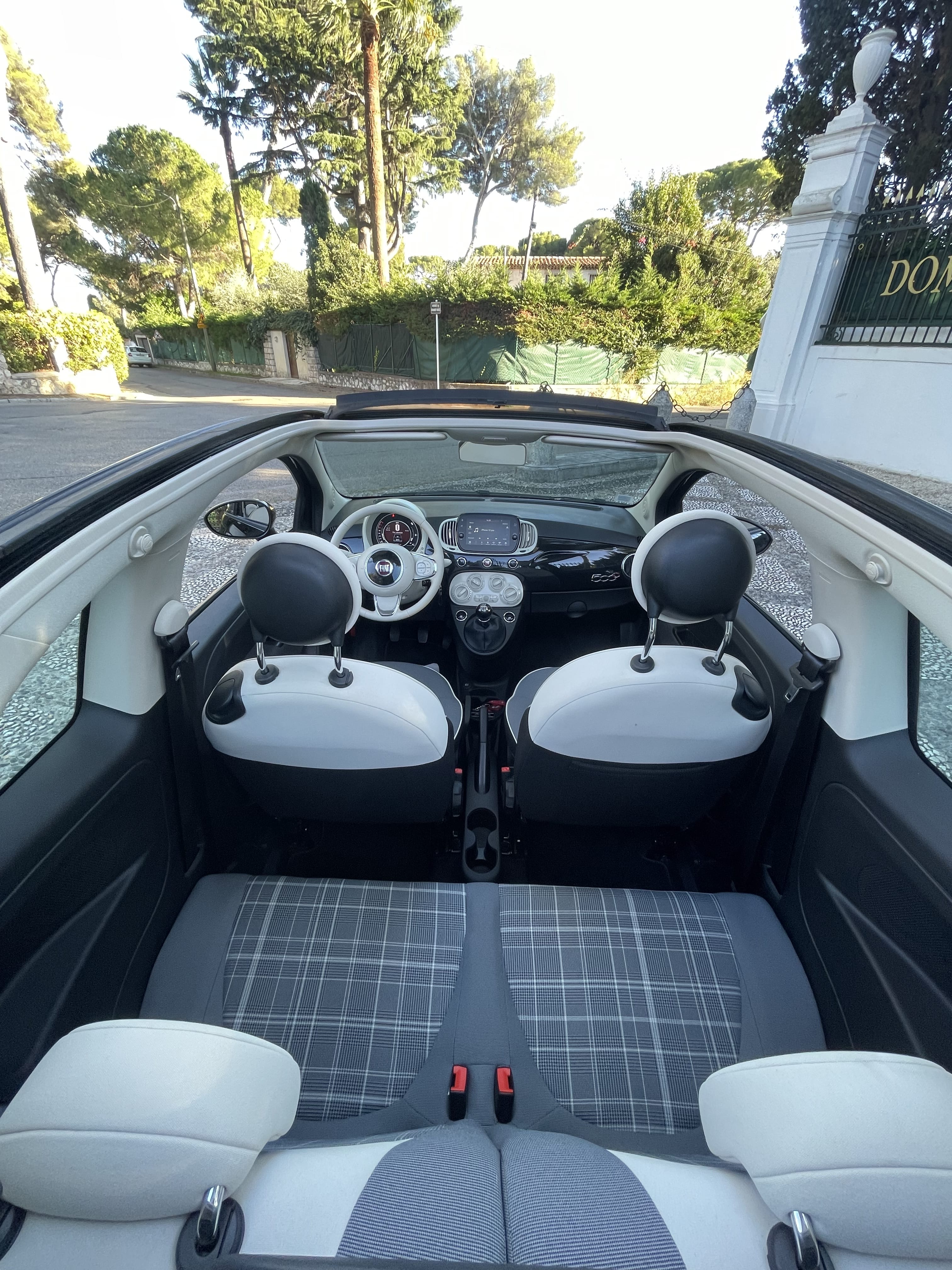 Fiat 500 C Hybride Cabriolet avec Apple CarPlay