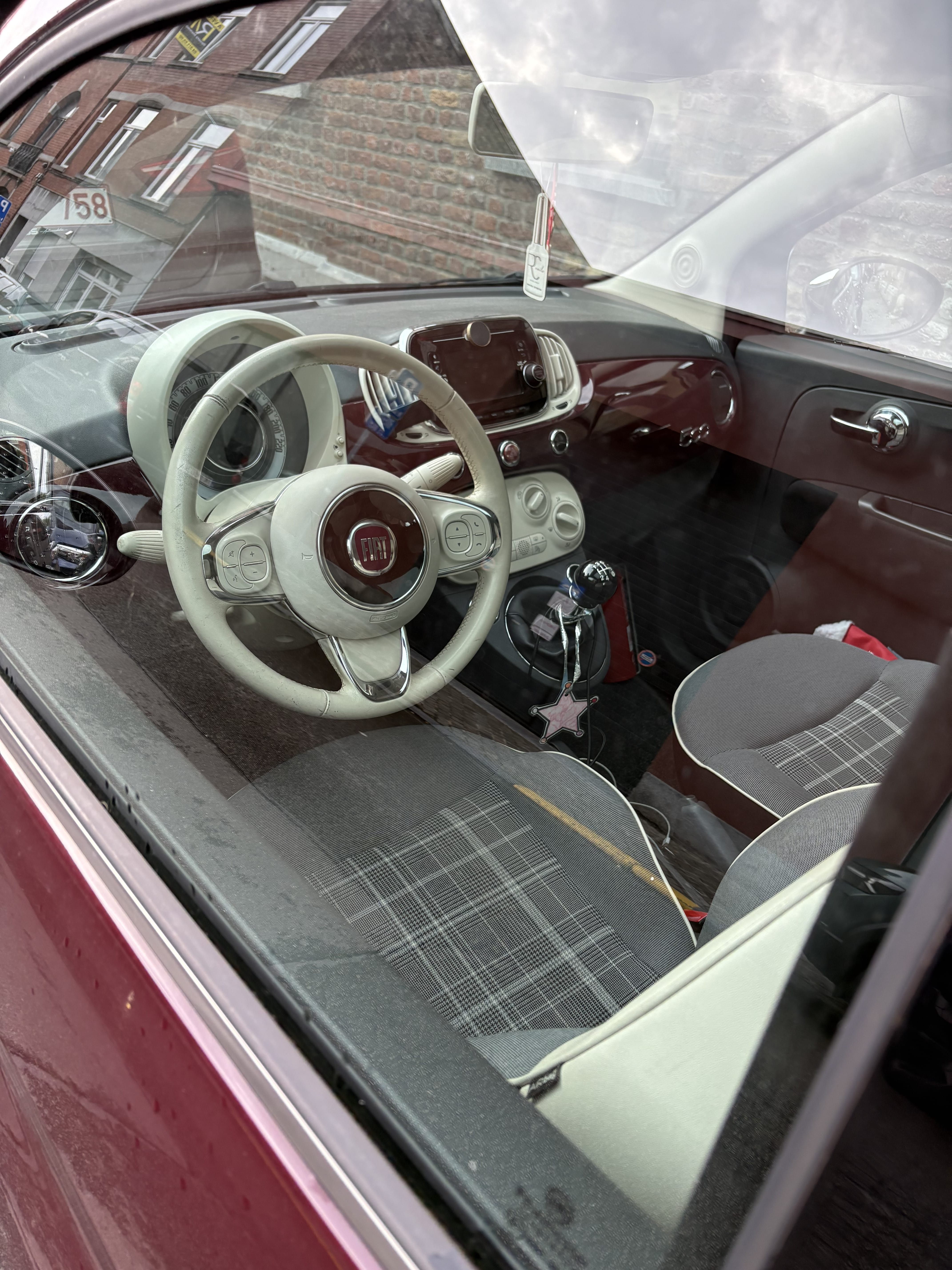 Fiat 500 met Bluetooth audio