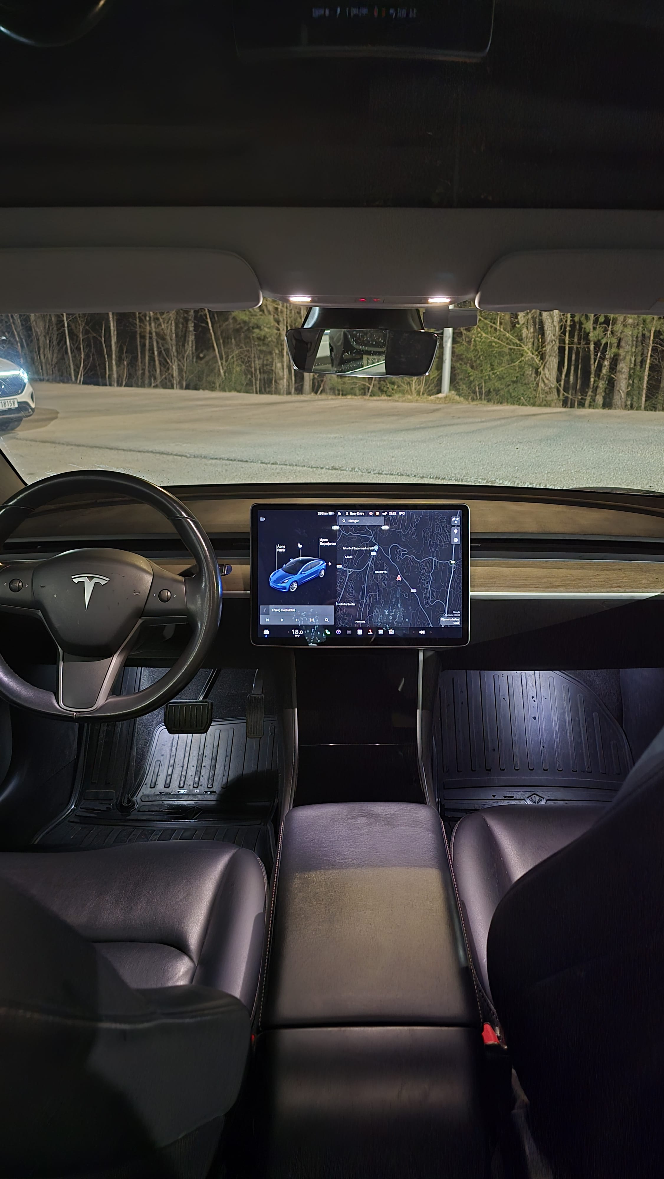 Tesla Model 3 Long Range med Cruisekontroll