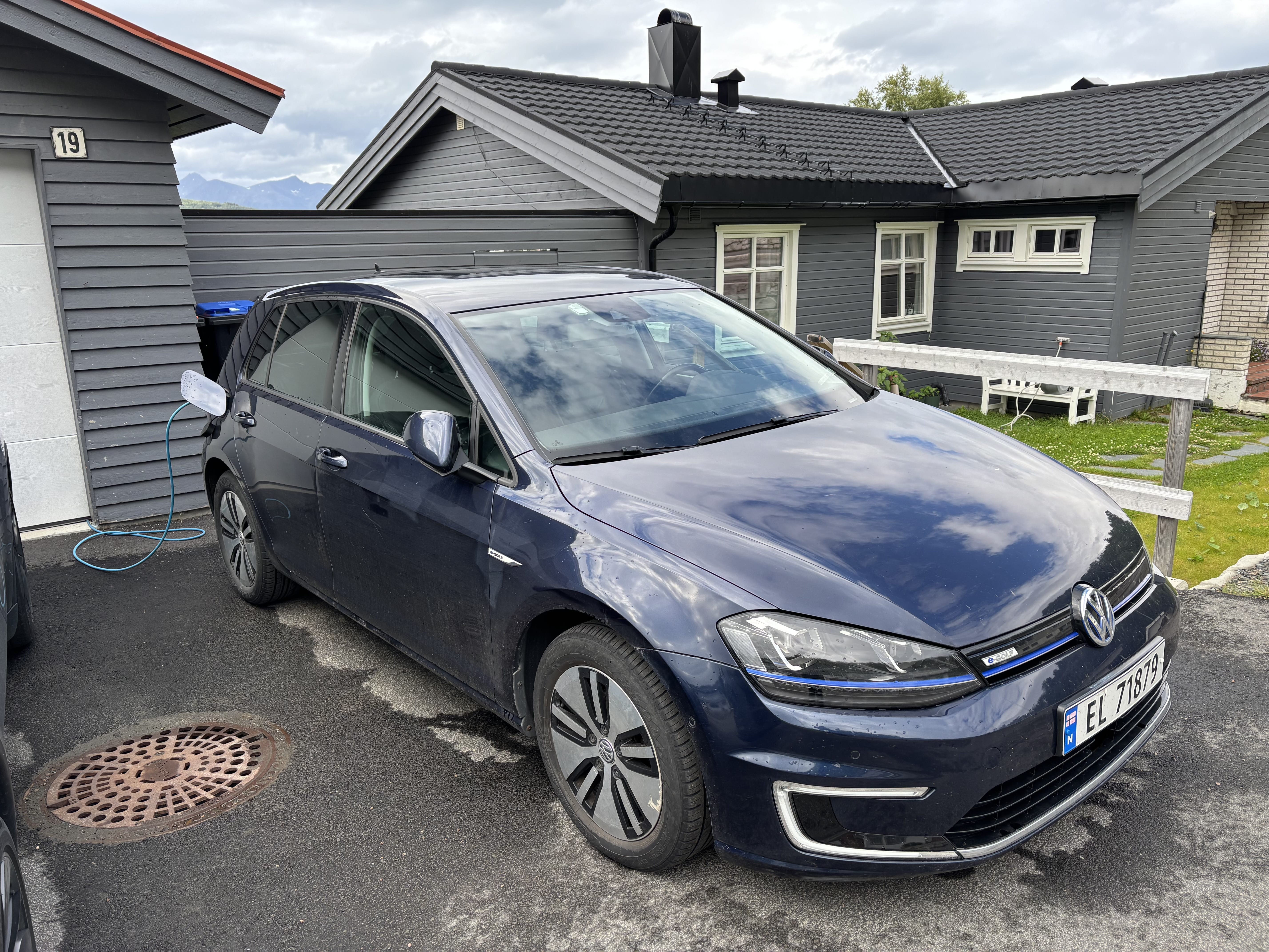 Volkswagen e-Golf med Ryggekamera