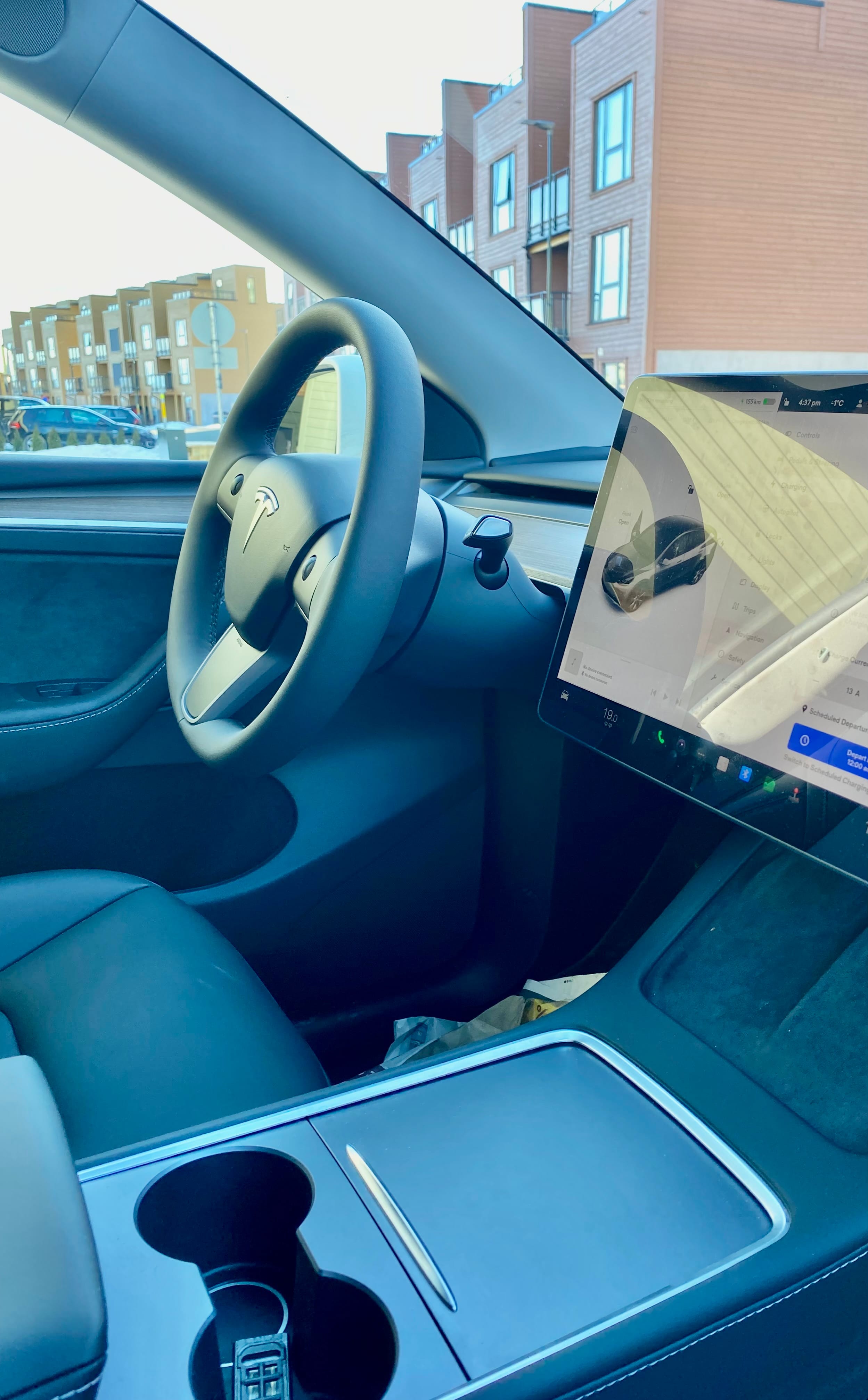 Tesla Model Y mit Klimaanlage