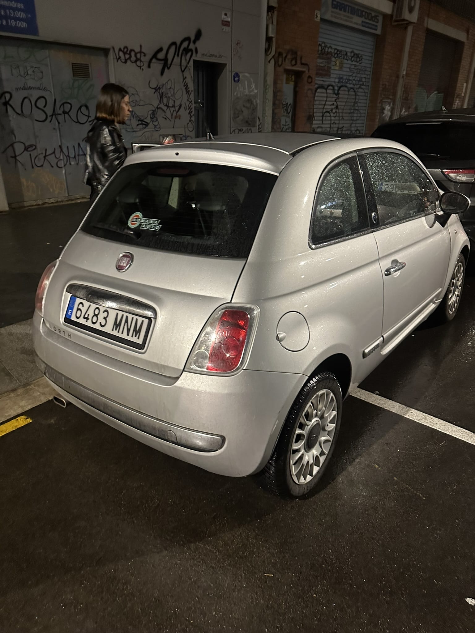 Fiat 500 con Neumáticos de invierno