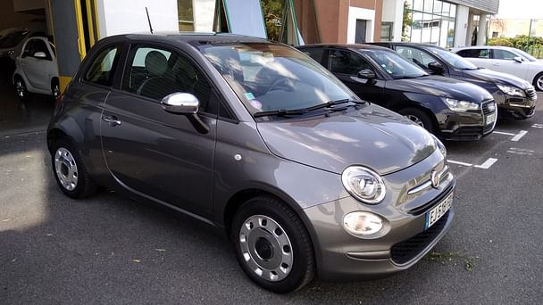 Fiat 500 1.2L 69CH toit panoramique, 2017, Essence