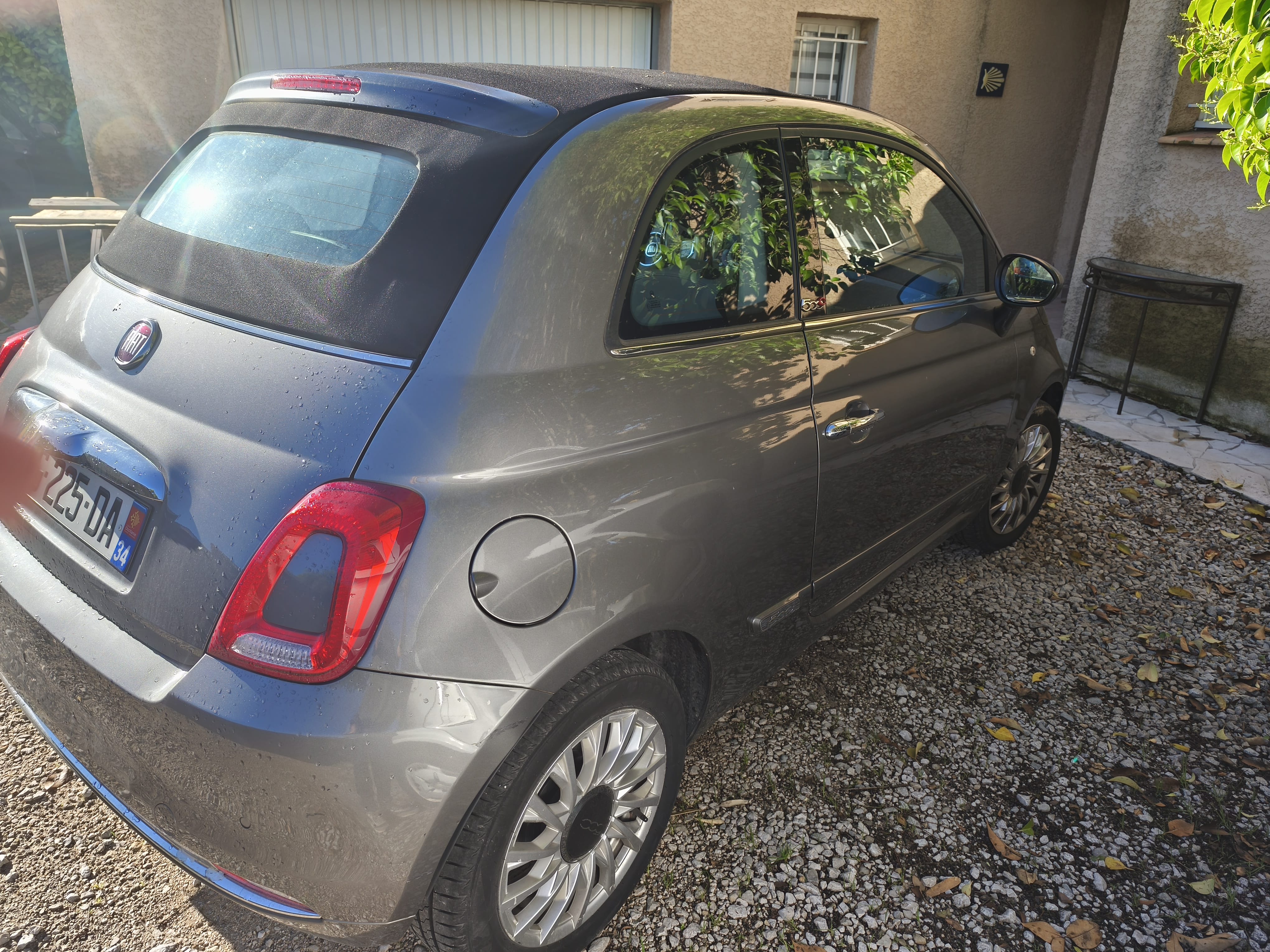 Fiat 500 C with GPS