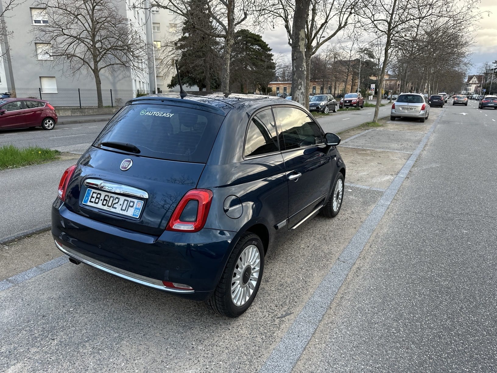 Fiat 500 avec GPS