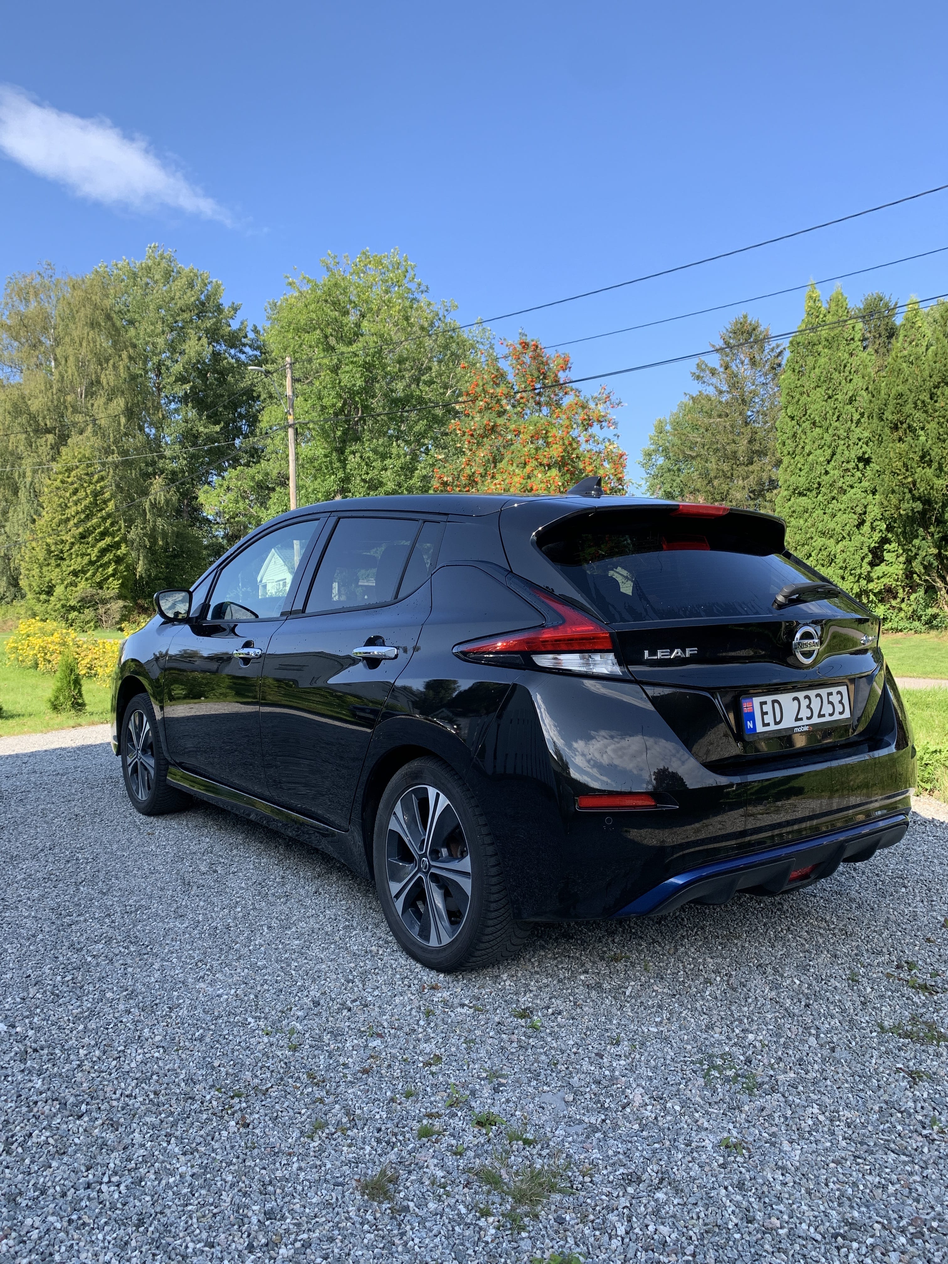 Nissan Leaf with GPS