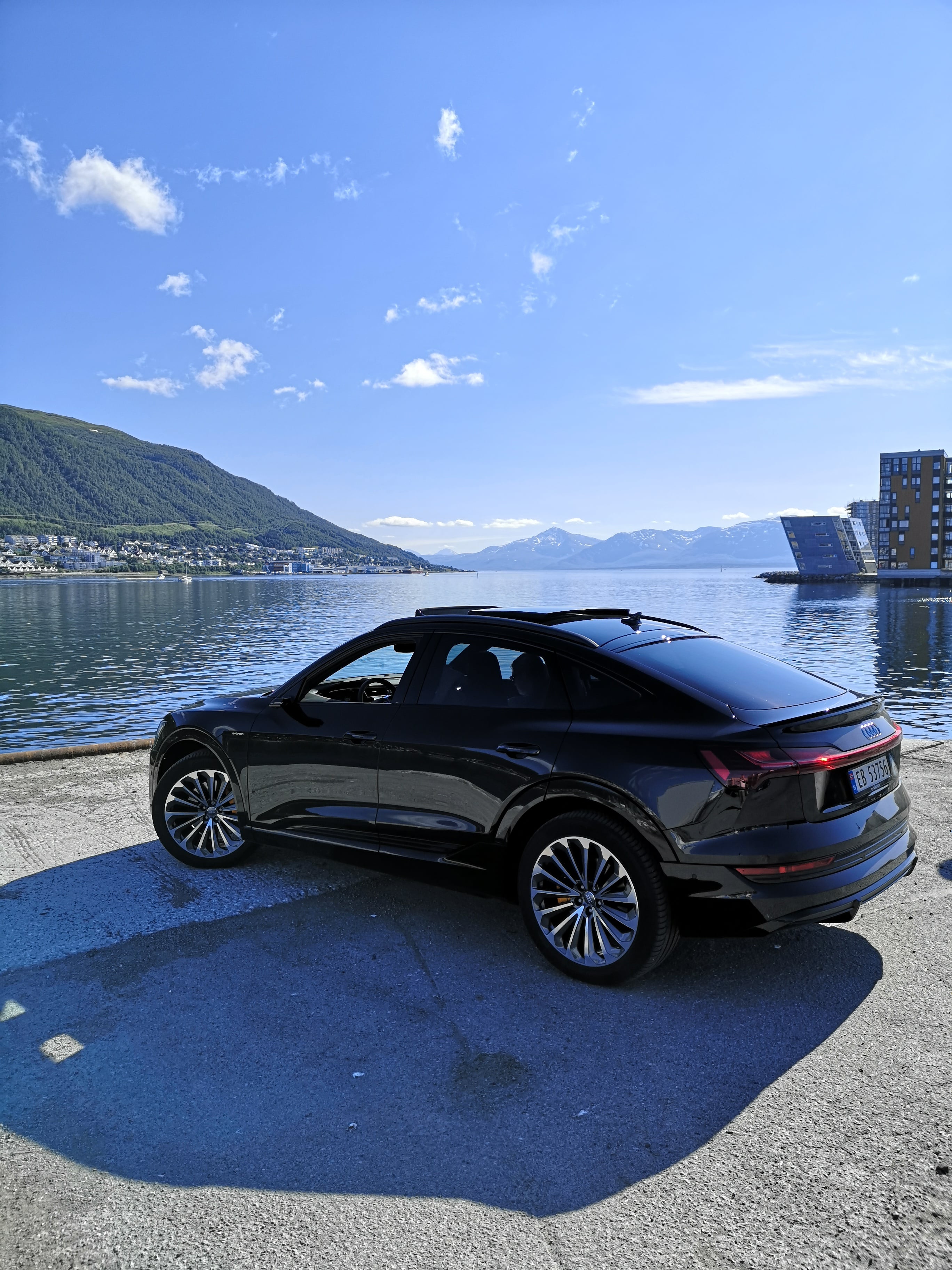 Audi e-tron Sportback med GPS