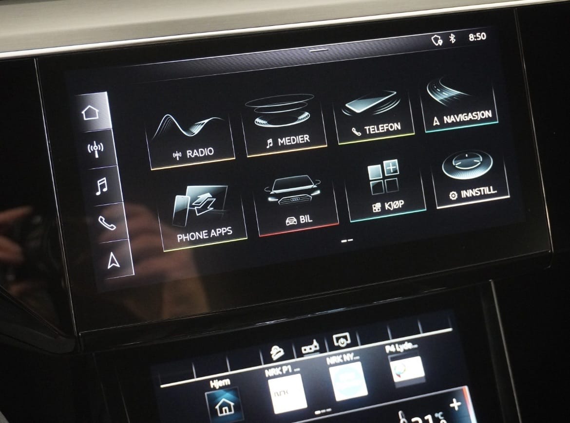 Audi e-tron avec Quatre roues motrices