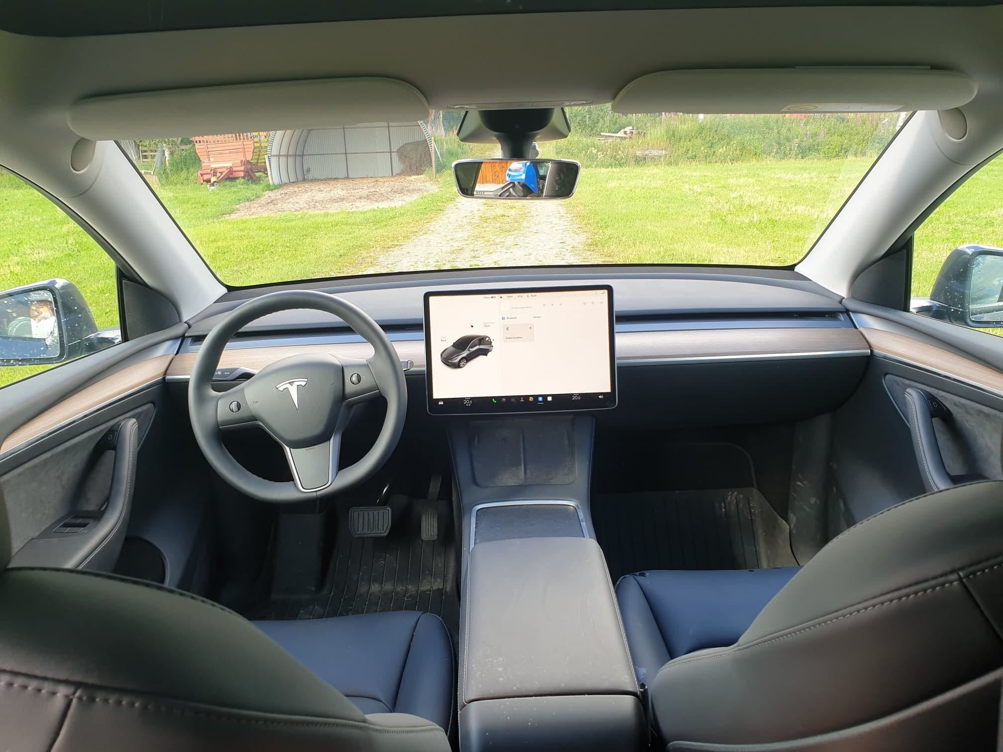 Tesla Model Y with Cruise control