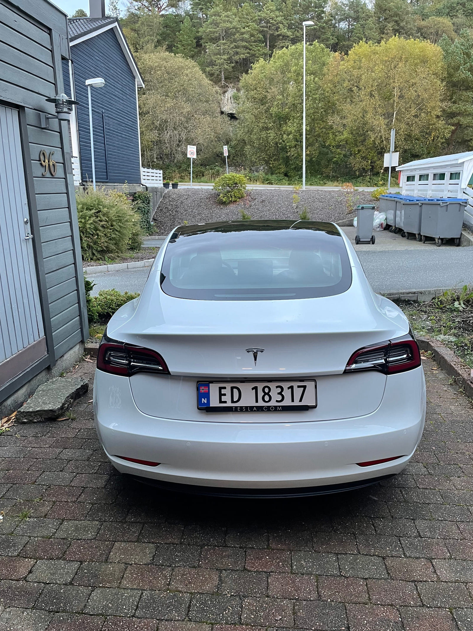 Tesla Model 3 with Air conditioning