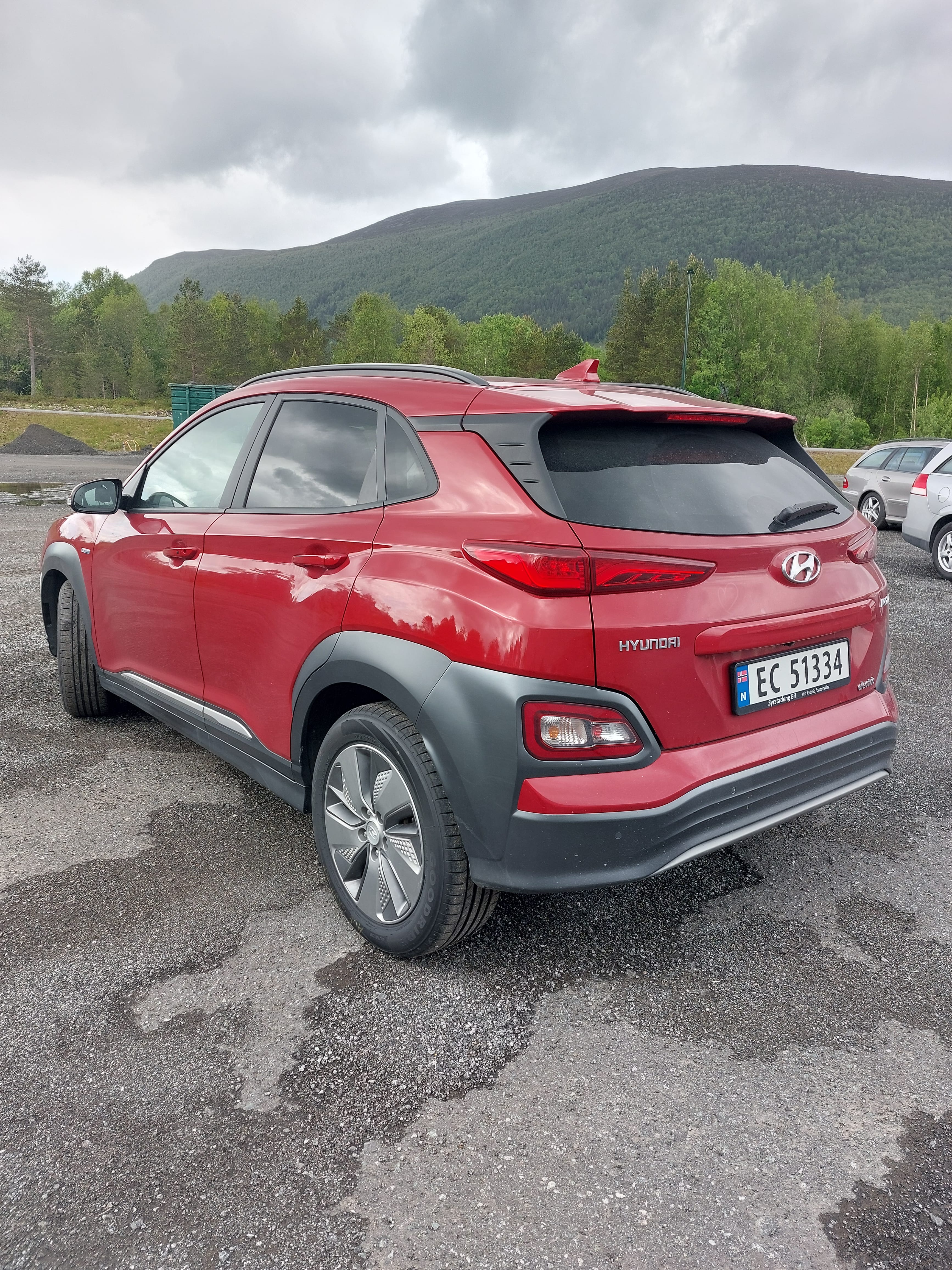 Hyundai Kona Electric med GPS
