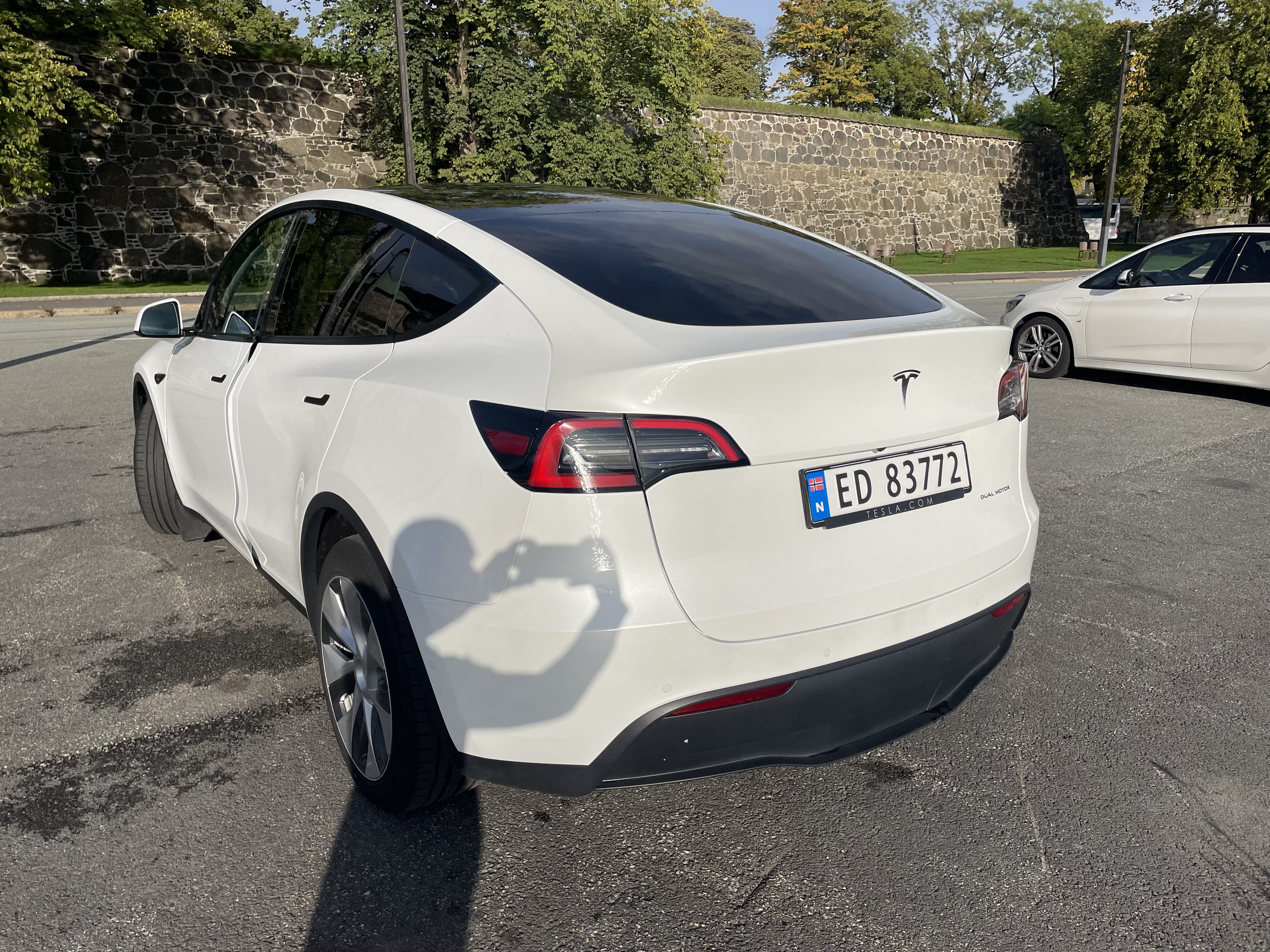 Tesla Model Y with GPS